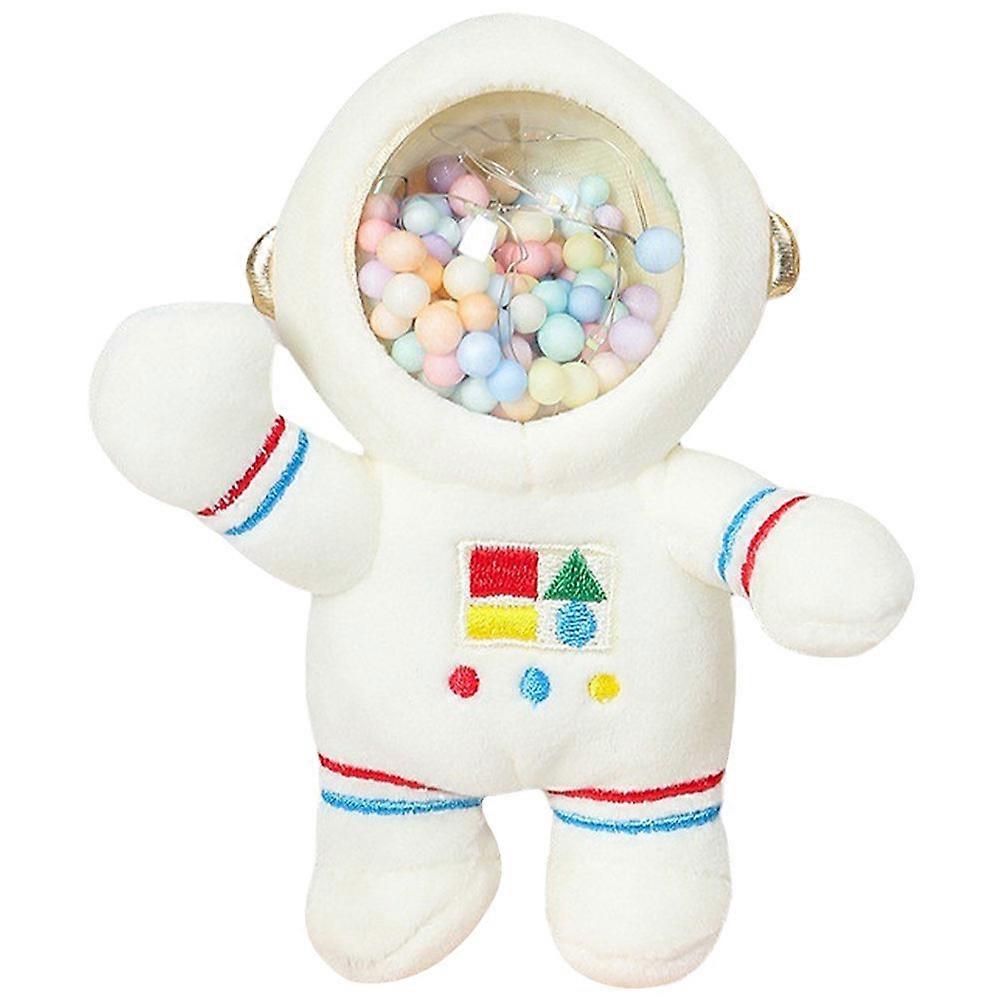 Astronaut Modeling Keychains Cartoon Astronaut Plush Keychain Decorative Pendant Hanging Ornament White 16.00X8.00X3.00cm 1Set