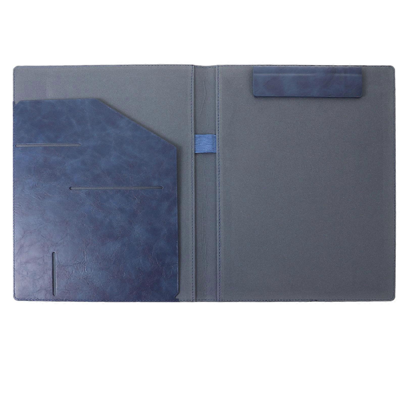 Business Padfolio Organizer Dark Blue Rectangular Professional Binder Folder For Office Use 1Pack