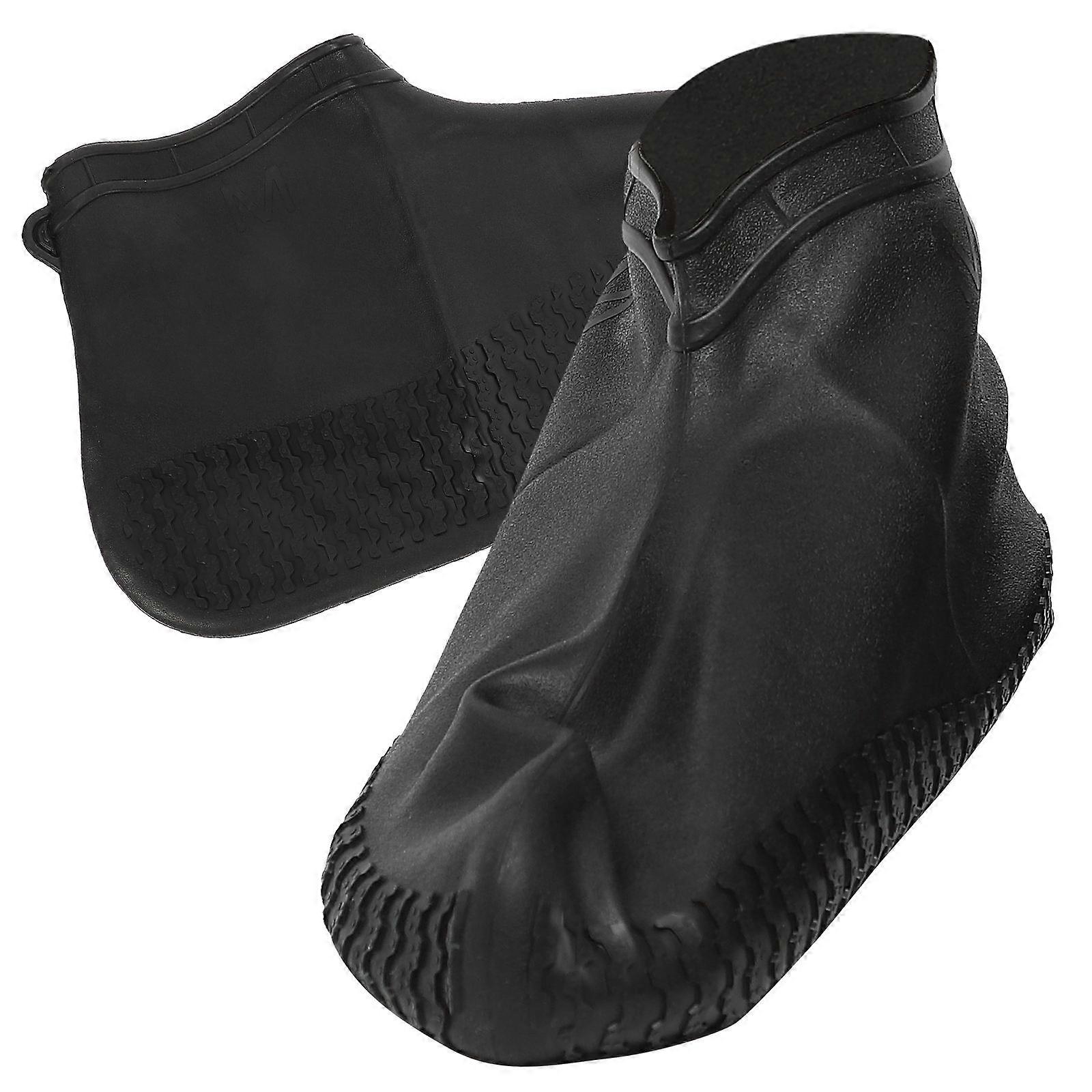 Waterproof Silicone Shoe Cover Elastic Mud-Proof Snow-Proof Rainproof Oil-Resistant 1 Pair