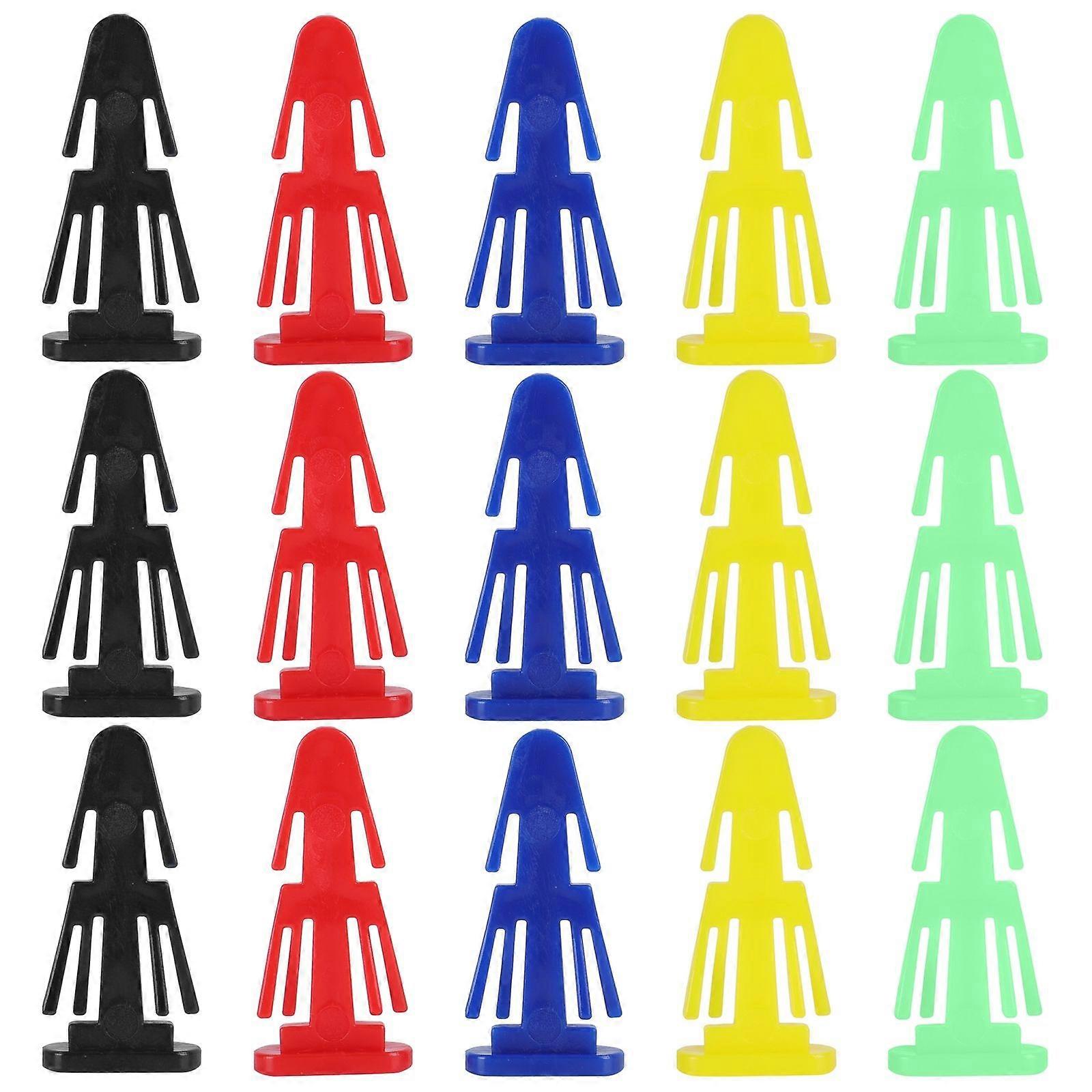 Safety Buckle Plastic Anti-Theft Leak Prevention For Chemical Bucket Use Assorted Color 3.9x1.85cm 100Pack