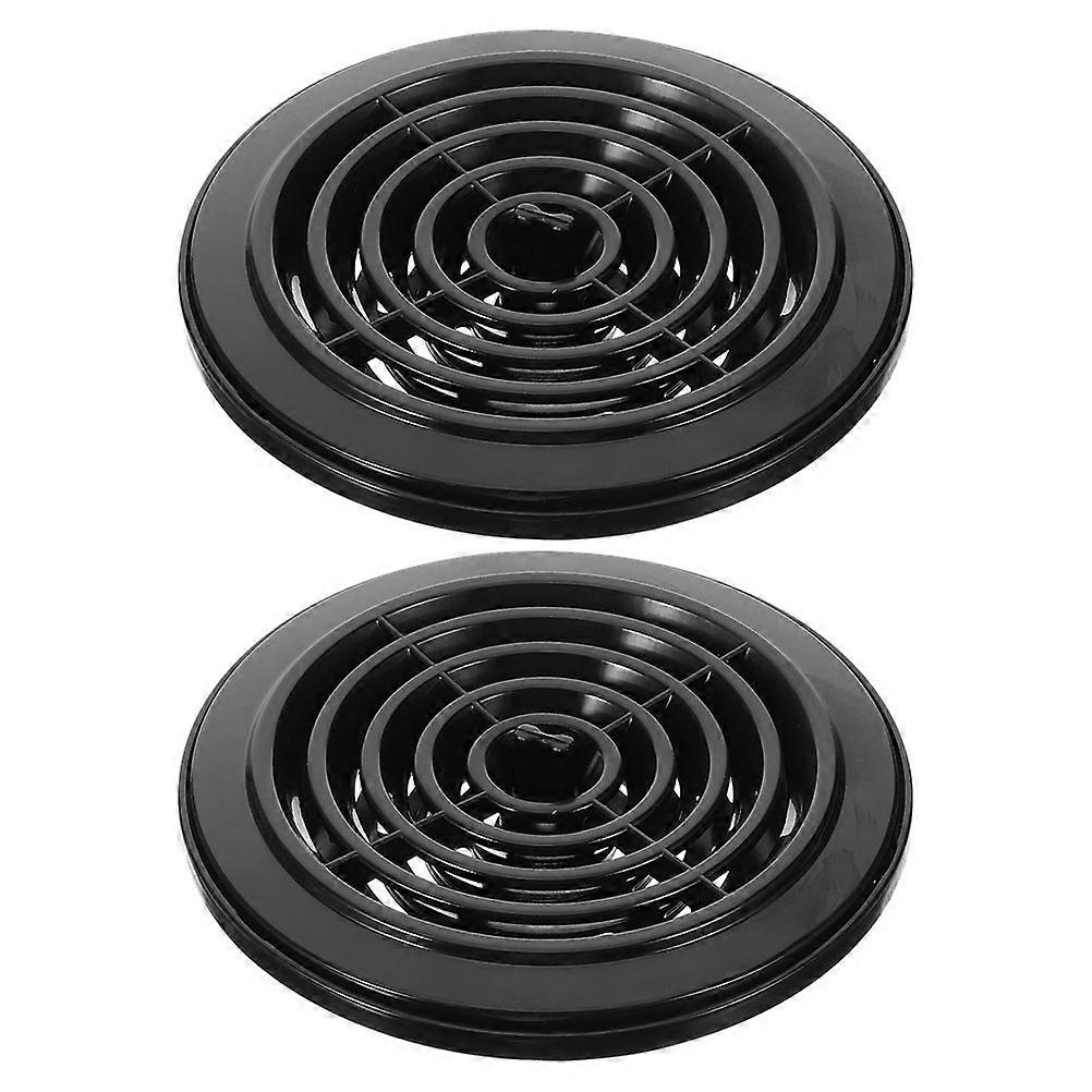 Adjustable Air Vent Louver Covers for RV Yacht Round Grille Replacement Optimal Airflow Control for Camper Boat Ventilation