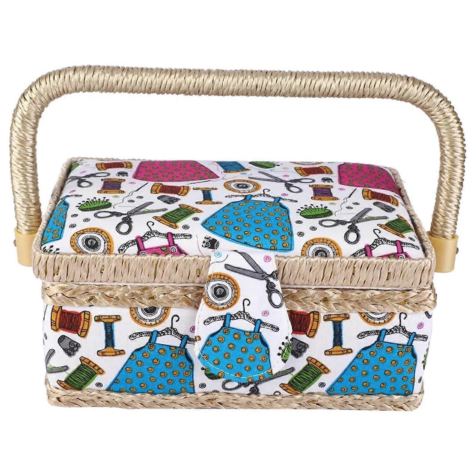handmade sewing box for storing needles
