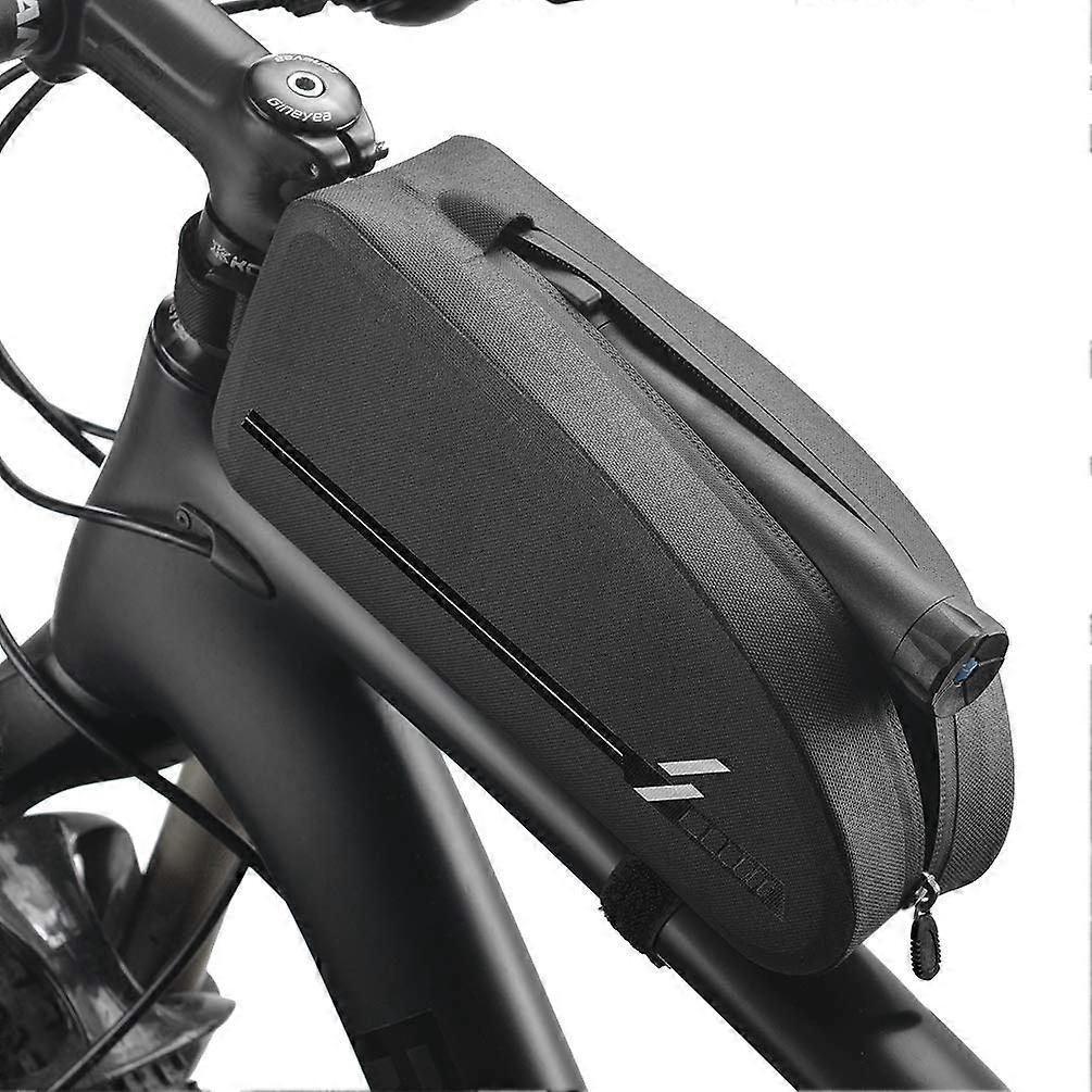 Bicycle Bag, Large Soft Frame Mounted Nylon or Polyester with Adjustable Zip, One Compartment for Bikes
