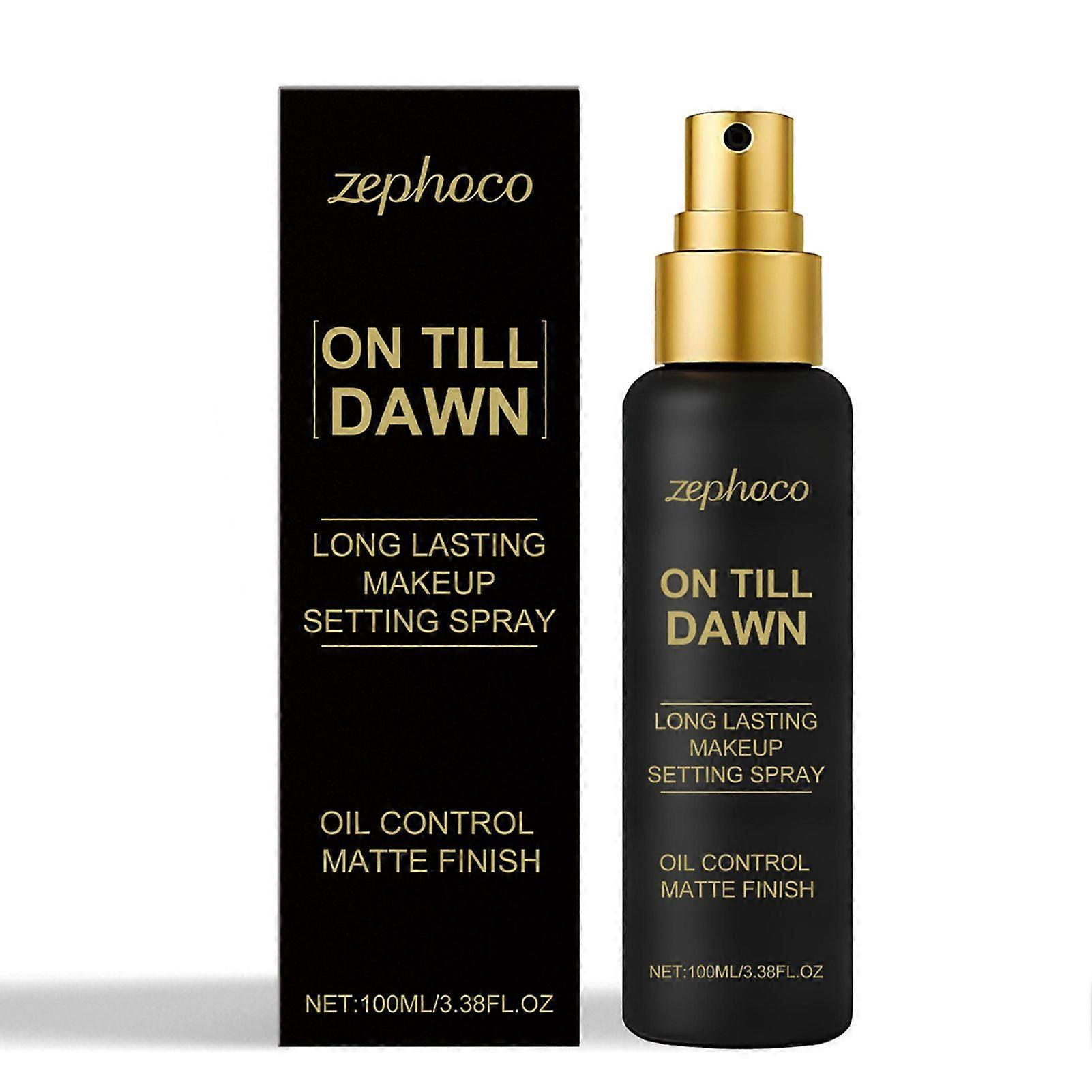 On Till Dawn Make-up Setting Spray, langanhaltendes Matte Finish Mist Spray, Oil-Control für den ganzen Tag, 100ml