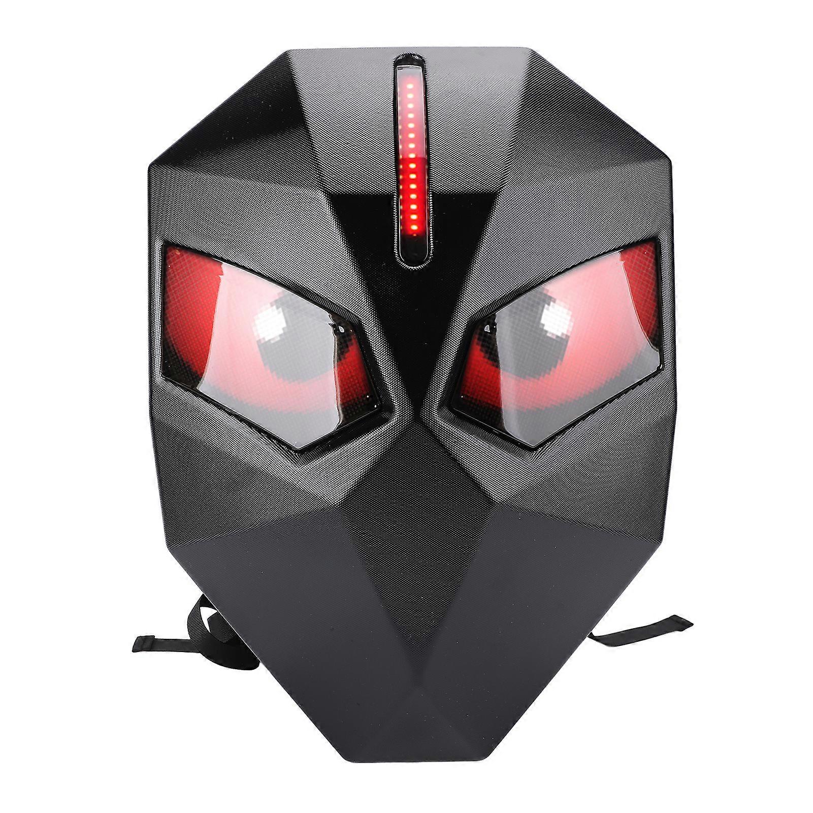 60 x 48 Pixel LED Motorcycle Backpack, App Control, Programmable Display, Hard Shell Helmet Bag