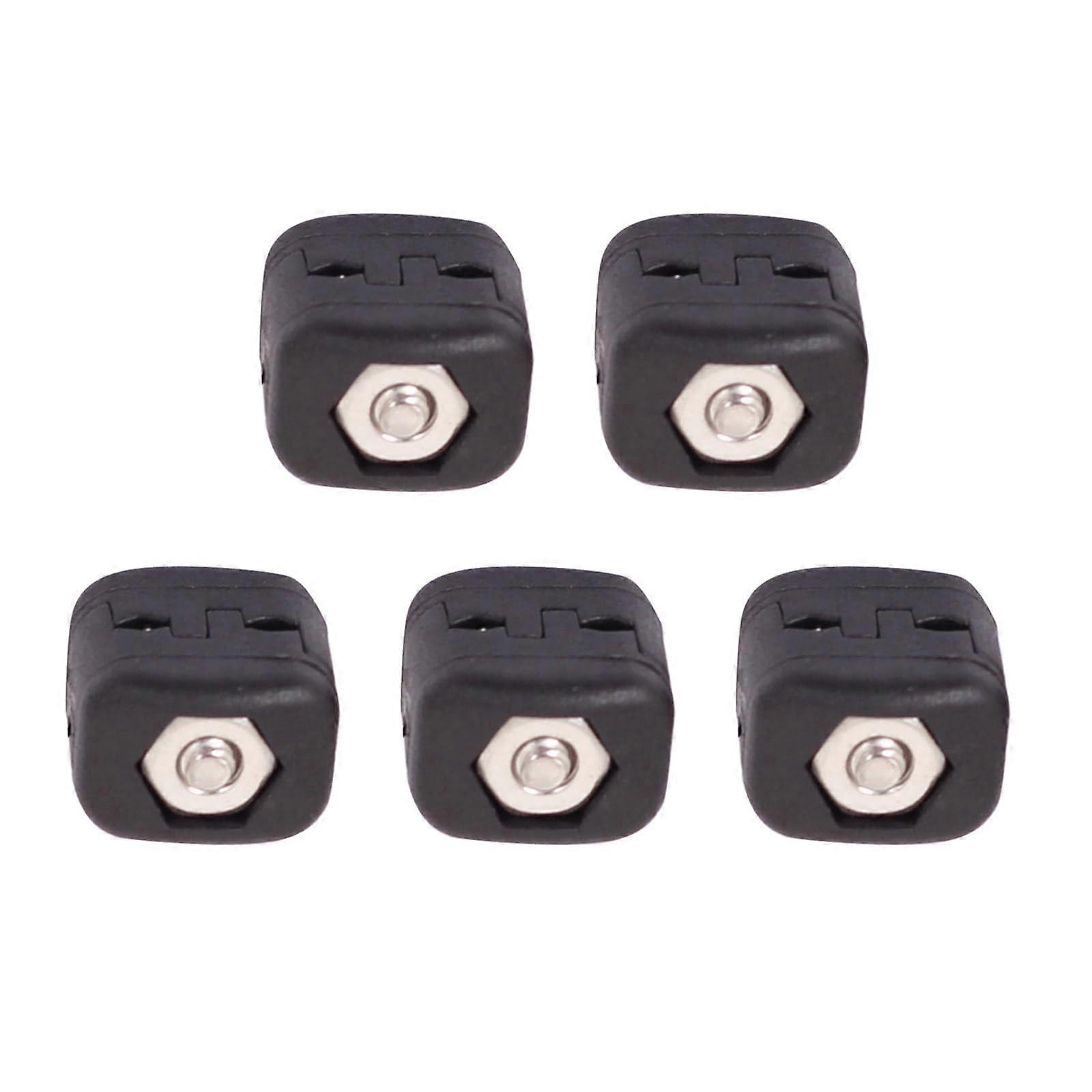 5pcs Compound Bow Mounting Buckle Plastic Rot Clip Drip Arrows Deer Clamp for Bow String Adjustment