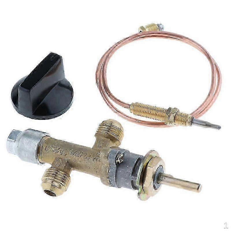 Gas Furnace Fire Heater Control Valve with Thermocouple & Knob