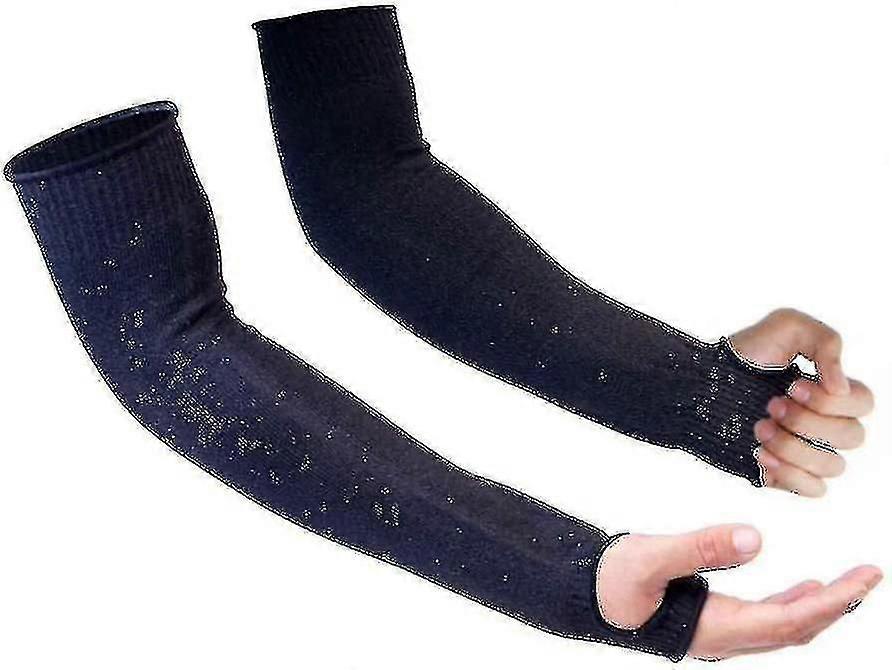 1 Çift Kesme Önleyici Kol Kılıfı Kesilmeye Dayanıklı Kol Kapağı Ağır Hizmet Tipi Koruyucu Kılıflar Isırmaya Dayanıklı Kol Koruması-