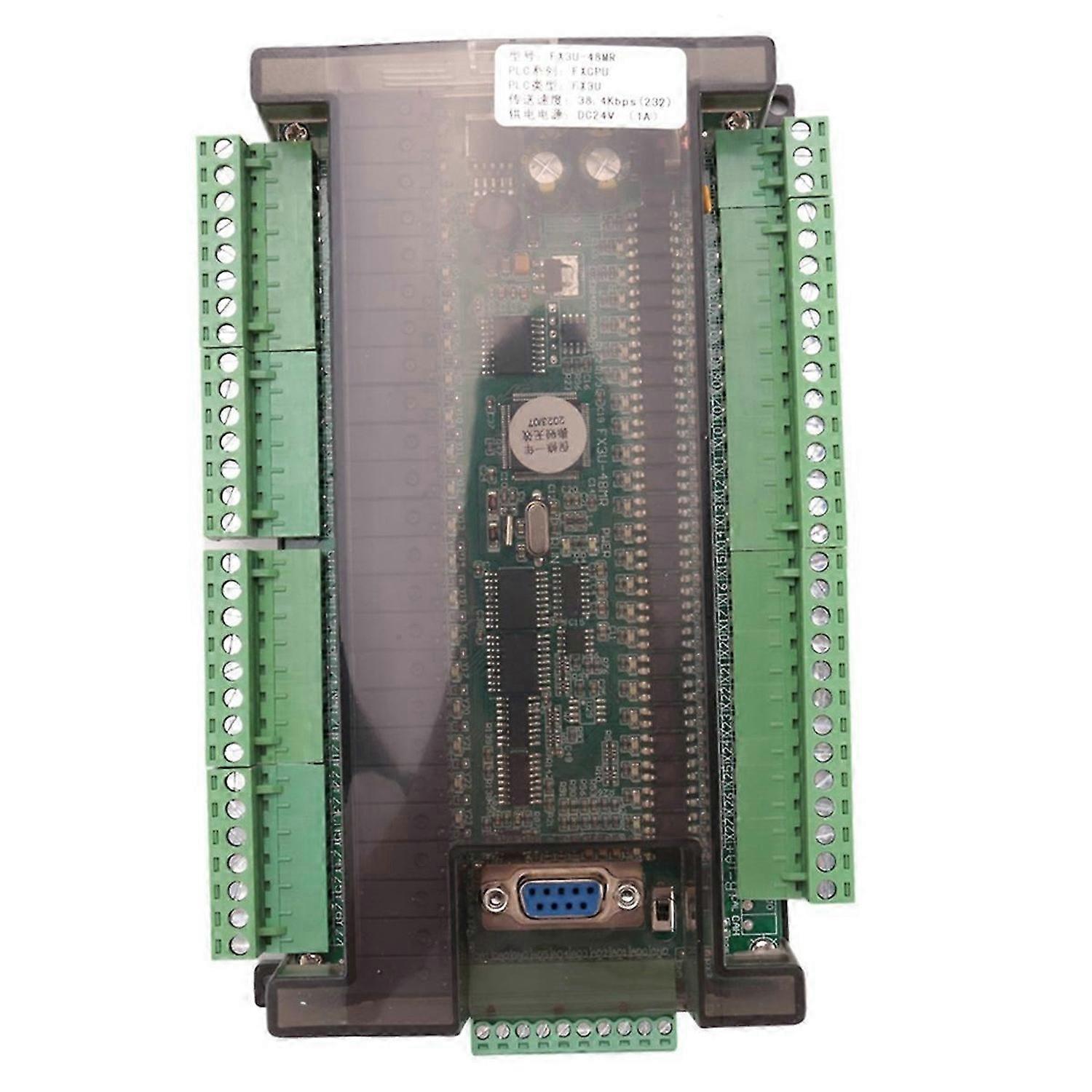 FX3U 48MR RS485 RTC (Real Time Clock) 24 Eingänge 24 Relaisausgänge 6 Analoge Eingänge 2 Analogausgänge Plc Co