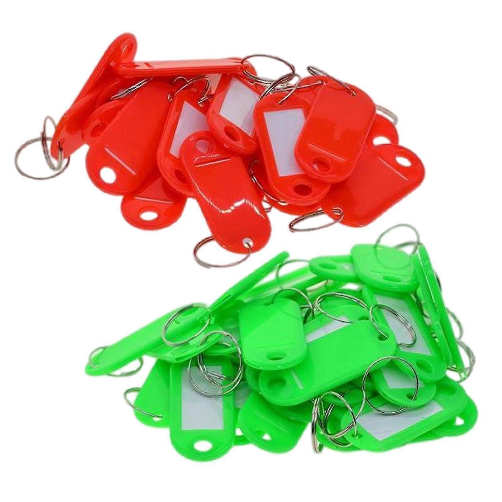 100pcs Removable Waterproof Key Tags for ID Name Card Tags Mark Labels