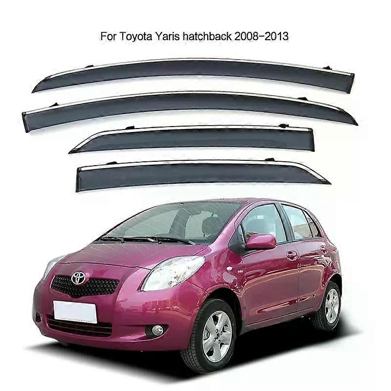 High qualityFor Toyota YARIS Hatchback 2008-2011 Window Visor Weather Vent Deflectors Rain Guards