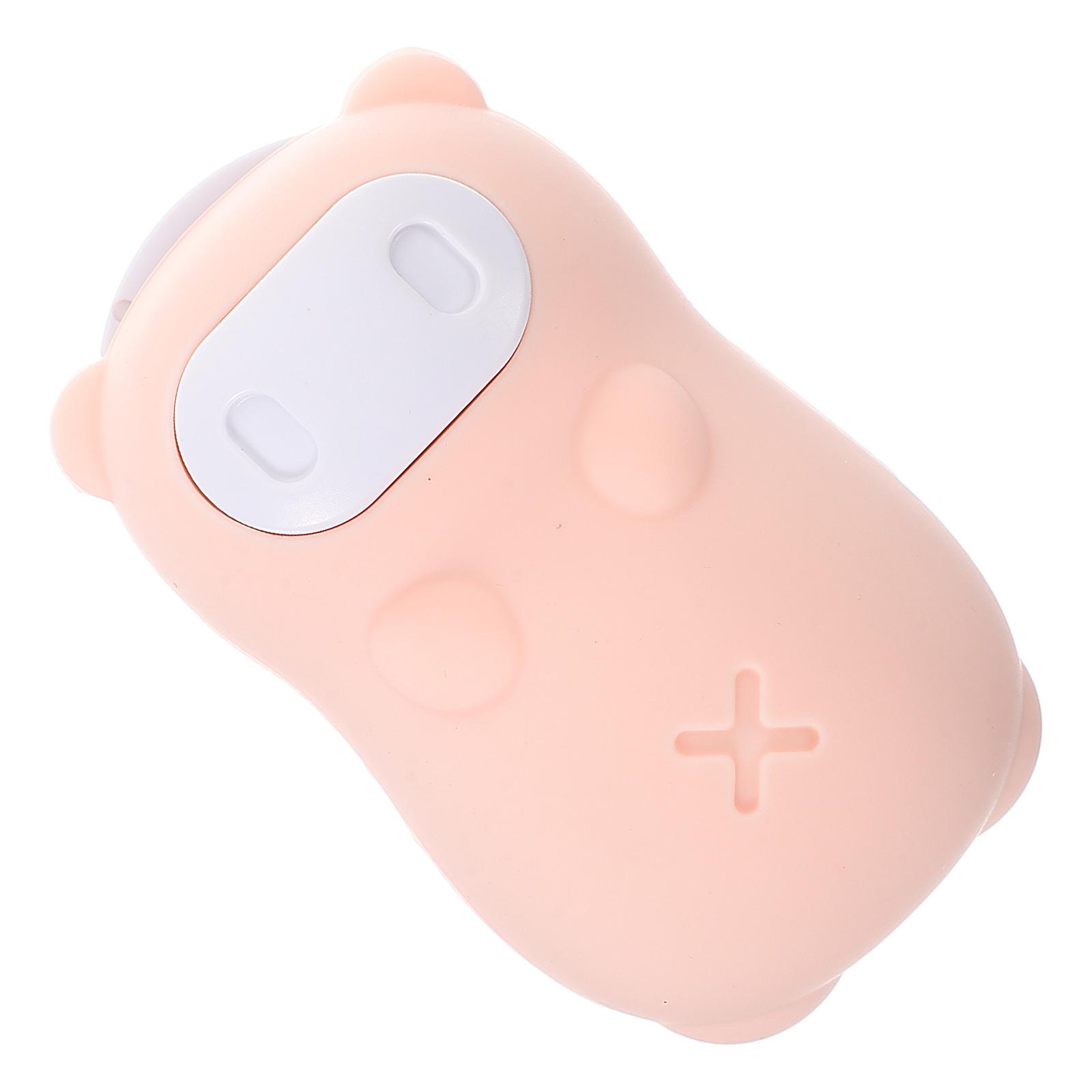 Cartoon Shaped Door Stopper Impact Resistance Childproofing Pink 1Pack