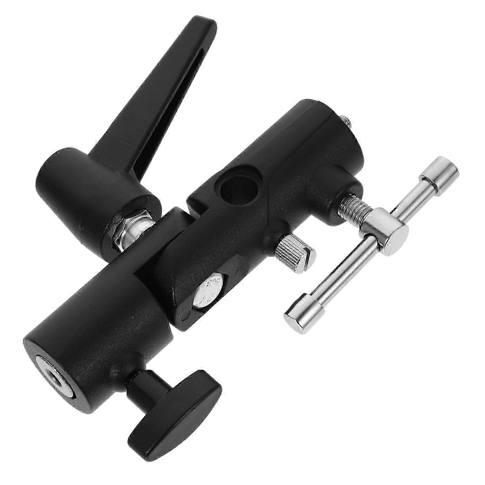 Sturdy Aluminum Alloy Umbrella Mount Bracket for Camera Light Stand Adapter Compatible with Softbox Systems