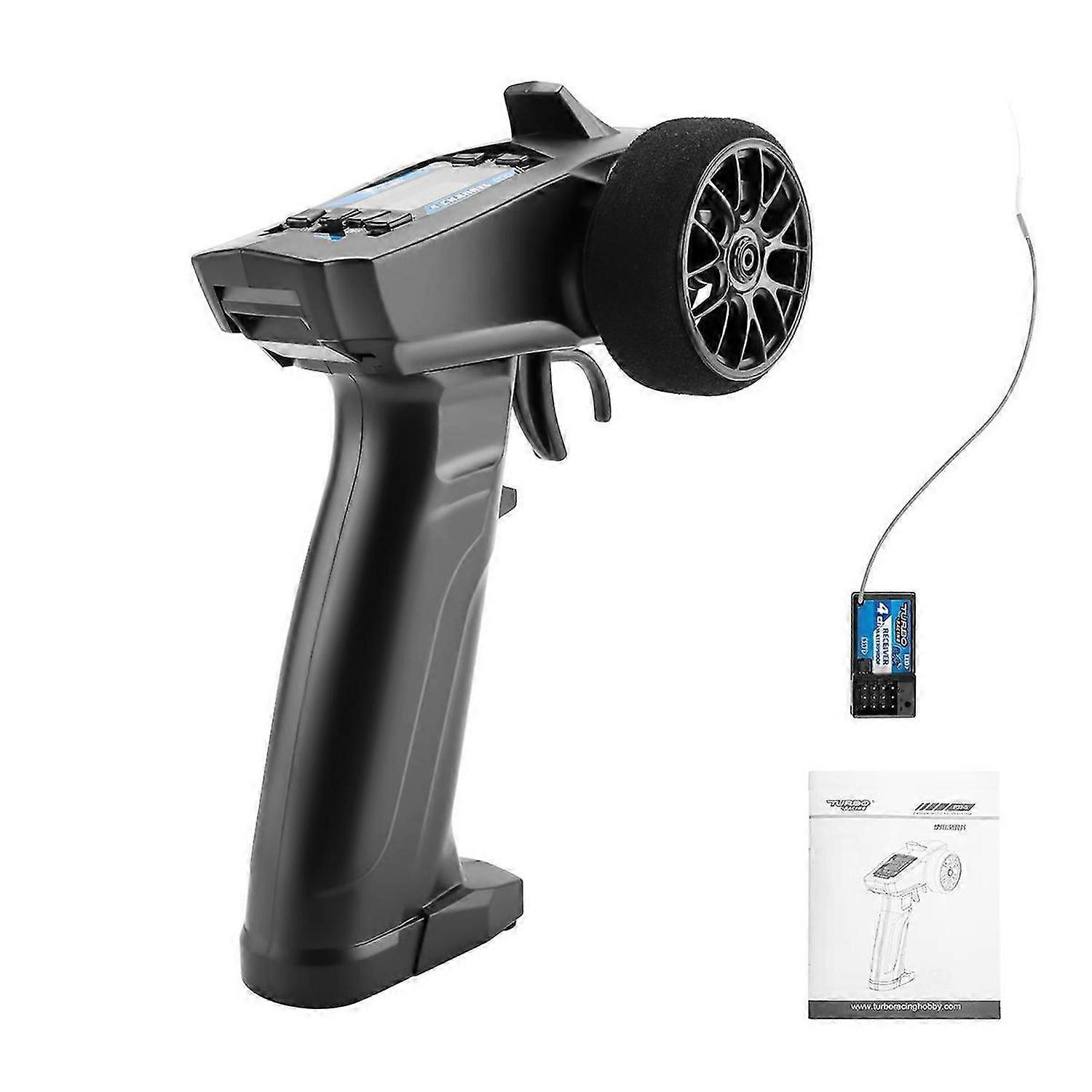 P32 Turbo Racing 91803G-C 2.4G 4CH VT Systeem Lcd Display Radio Zender Afstandsbediening Met Ontvang