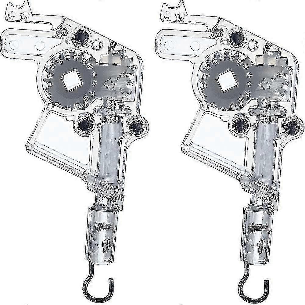 Wand Tilter For 2" Low Profile Horizontal Blinds Tilt Mechanism Hook Connection With Square Shaped Gear Low Rail Blinds Accessory(2pcs, White)