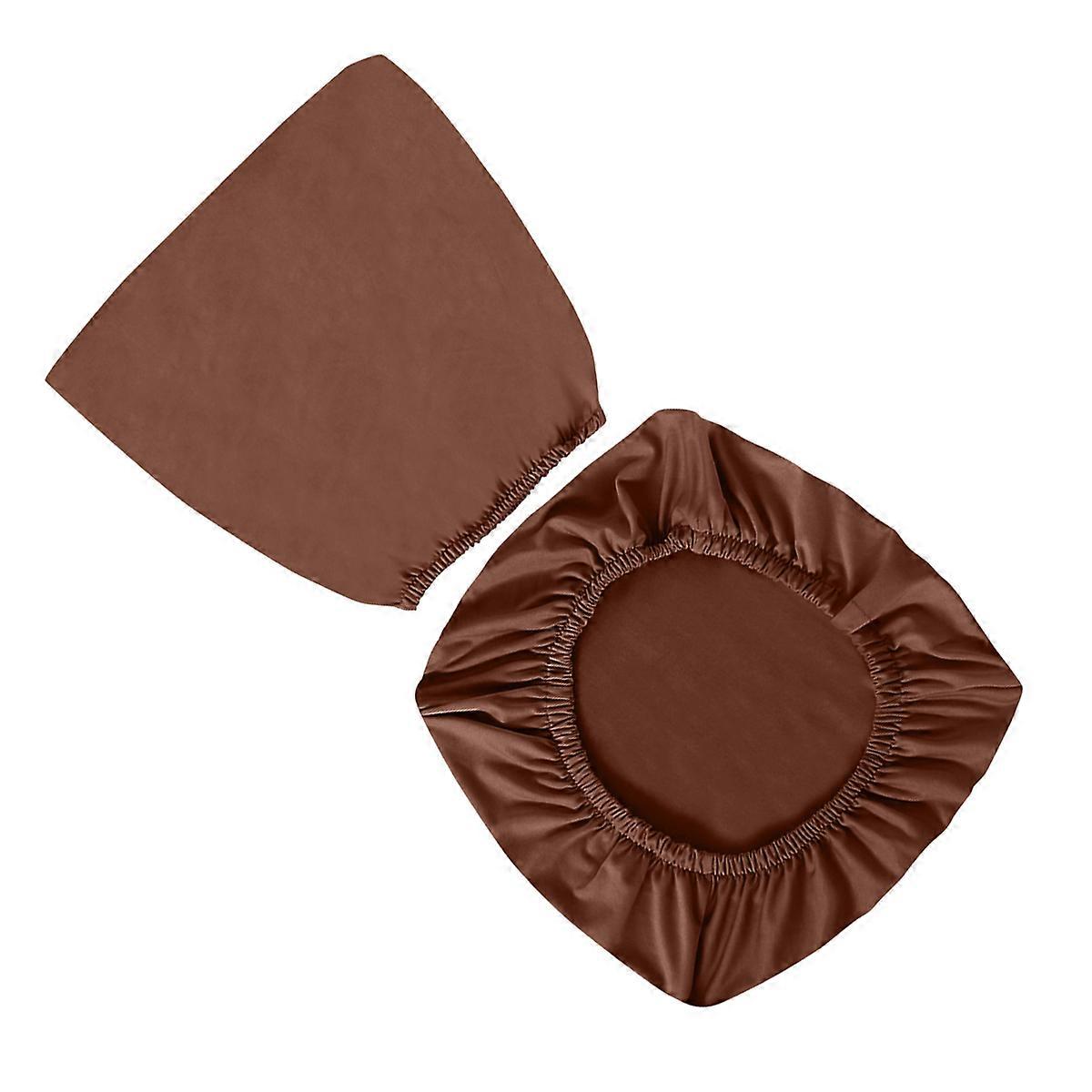 Waterproof Seat Cover Office Chair Polyester Elastic Split Design for General Users in Bright Color Style 1Set