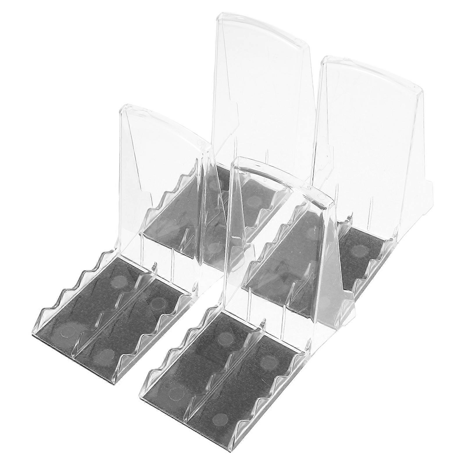 Magnetic Plastic Easel Display Stand Prevents Snacks from Falling Back Support Supermarkets Convenience Stores 11.40X10.20X6.40CM Space-saving