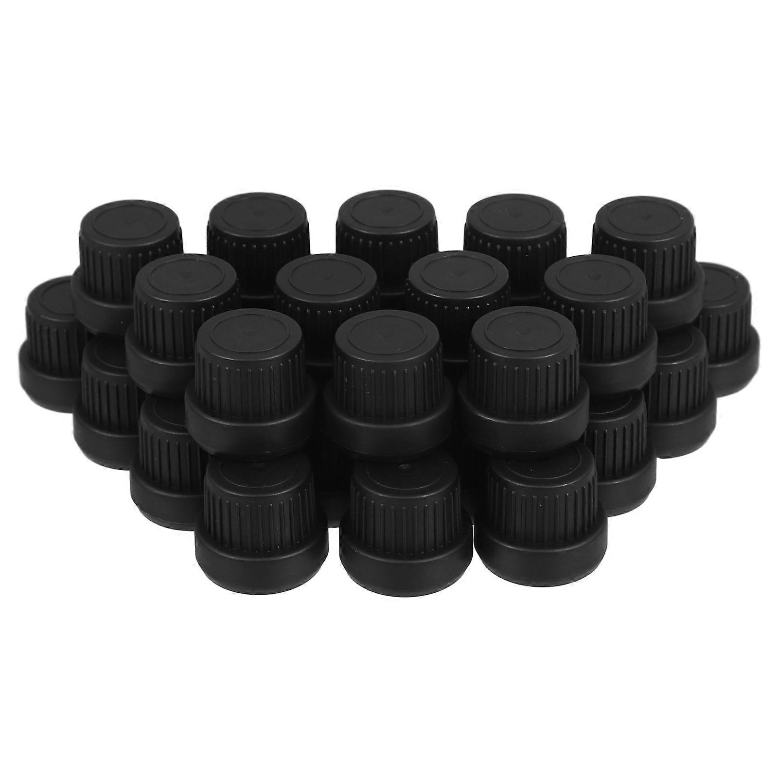 Dispenser Cap Replacement Essential Oil Bottle Cap For Essential Oil Bottle Home Use Round 2.50X2.50X2.20CM Tight Seal 30Pack