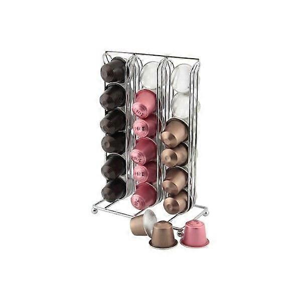 Chrome 36 Capsules Coffee Capsule Holder Rack Stand Organiser