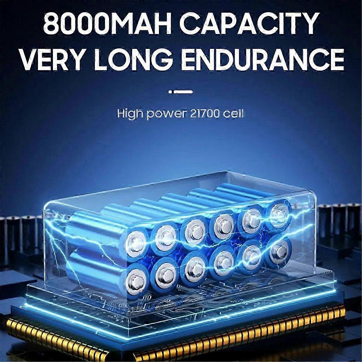 X64 Mini Turbo Jet Fan Brushless Motor Powerful Instant Thrust 1.4kg/S 1000W Wind Speed Blower Dryer EU Plug
