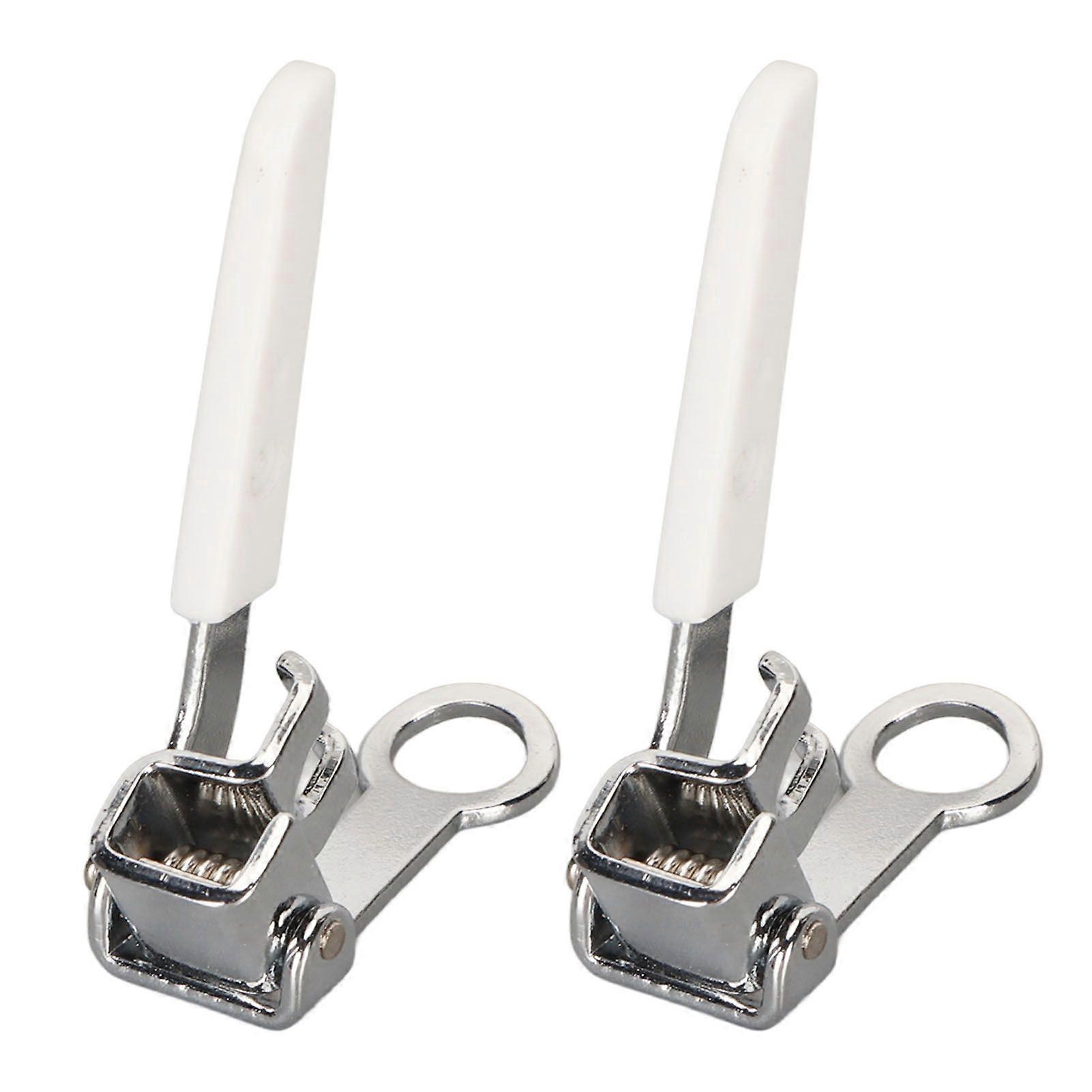 2025 أحدث طراز 2 قطعة تطريز القدم الرتق التطريز الفولاذ المقاوم للصدأ