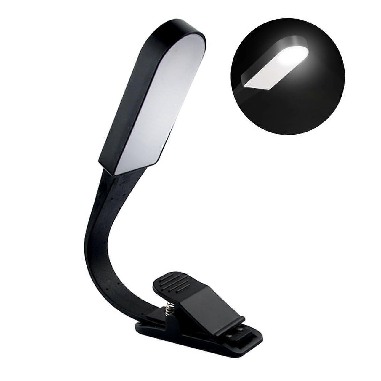 Reading Light Clip On Book Light Dimmable LED Rechargeable Lamp for Students and Night Reading, Adjustable Brightness, Portable Design