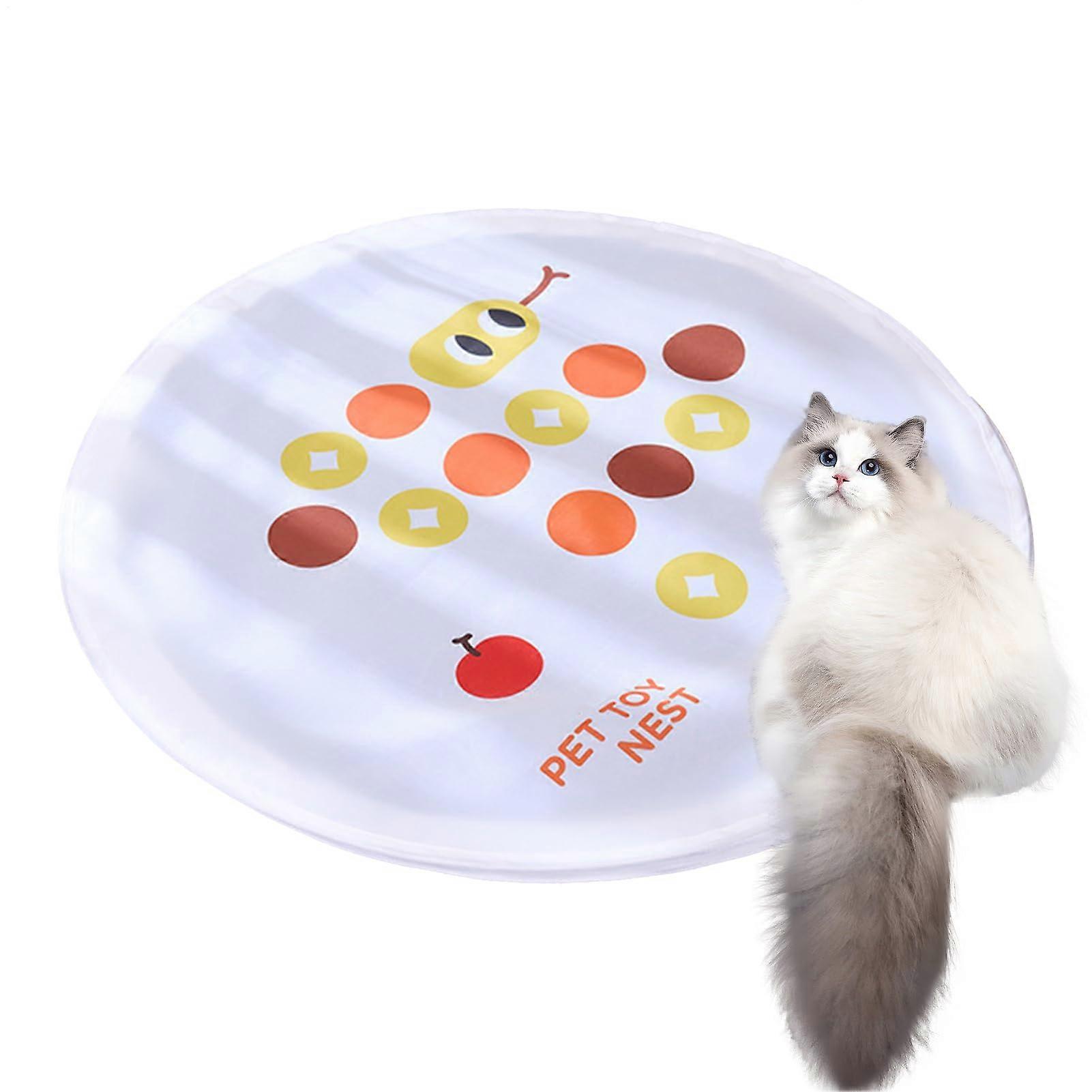 Cat Hunting Toy for Interactive Play, Portable Kitten Catching Game for Indoor Use in Living Room, Bedroom or Balcony