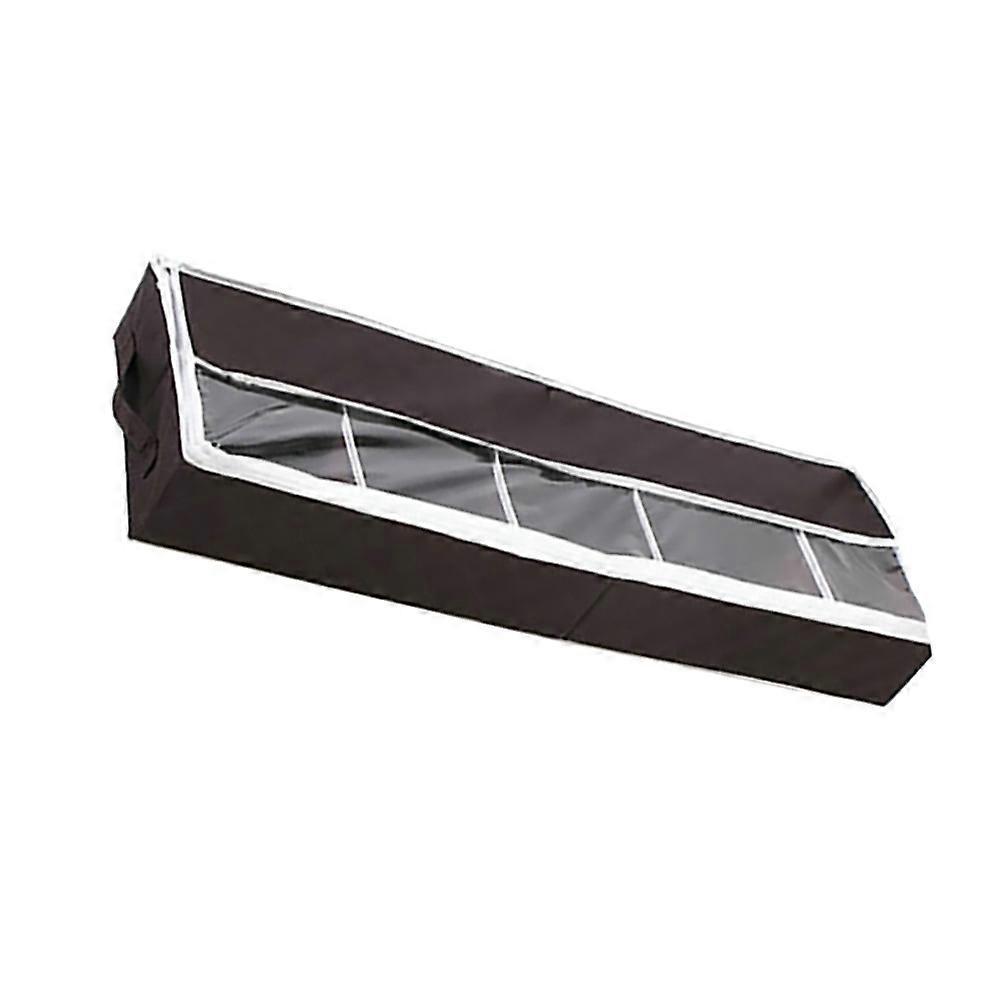 Foldable Shoe Storage Box Large Capacity Dust-proof Moisture Protection Visible Window Adjustable Inner Septum Space-saving 1Set