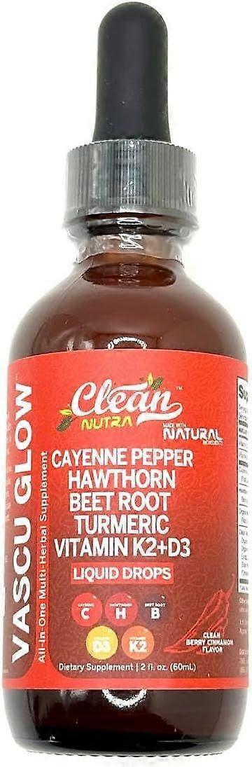 Pack Clean Nutra Cayenne Pepper Drops Συμπλήρωμα Υγρό + Hawthorn Berry, Βιταμίνη D3 K2 Be