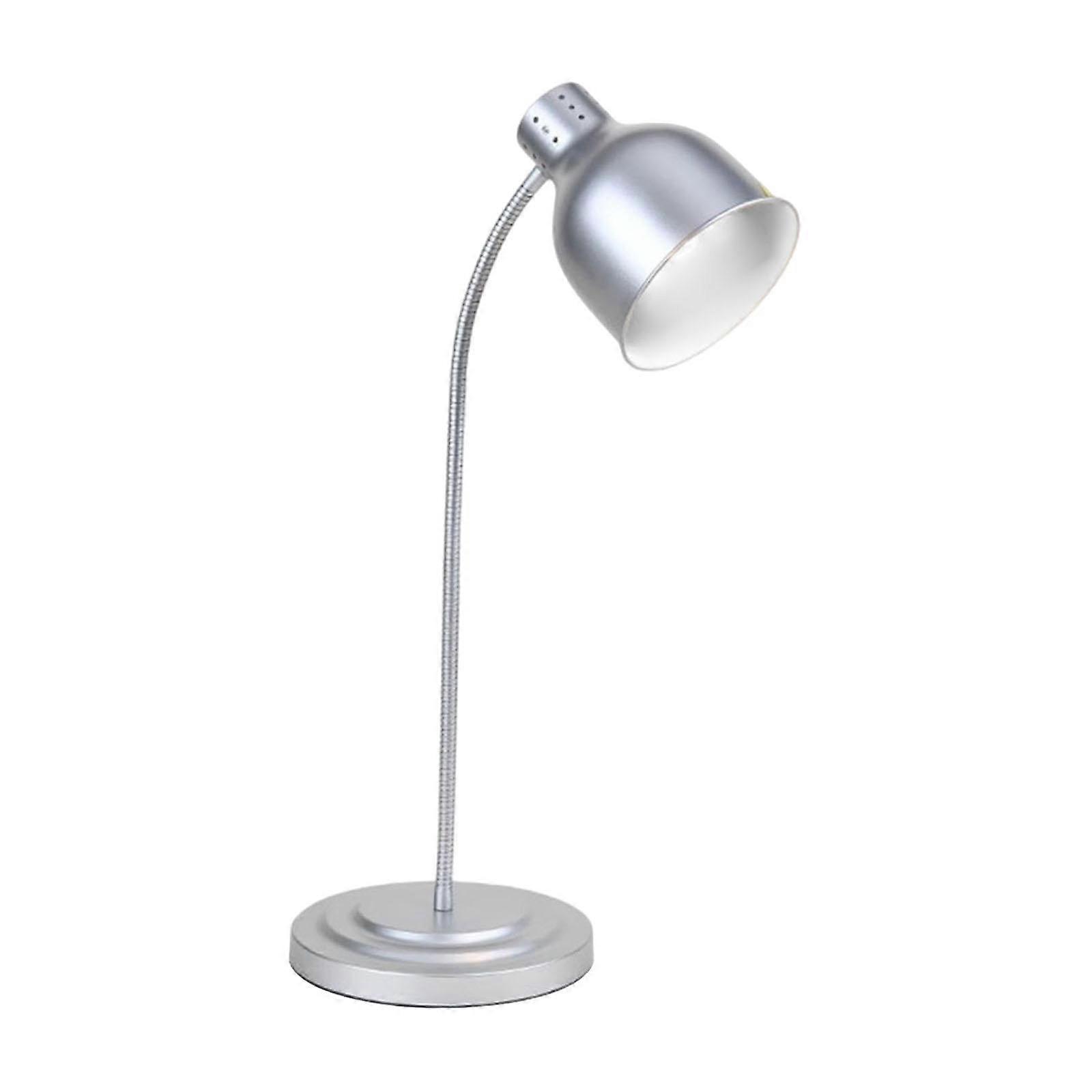 Heat Lamp for Food, Food Warmer Lamp, Electric Heat Lamp for Food Catering, Heat Lamp for Food in Cafeteria, Fried, Single Head, Silver