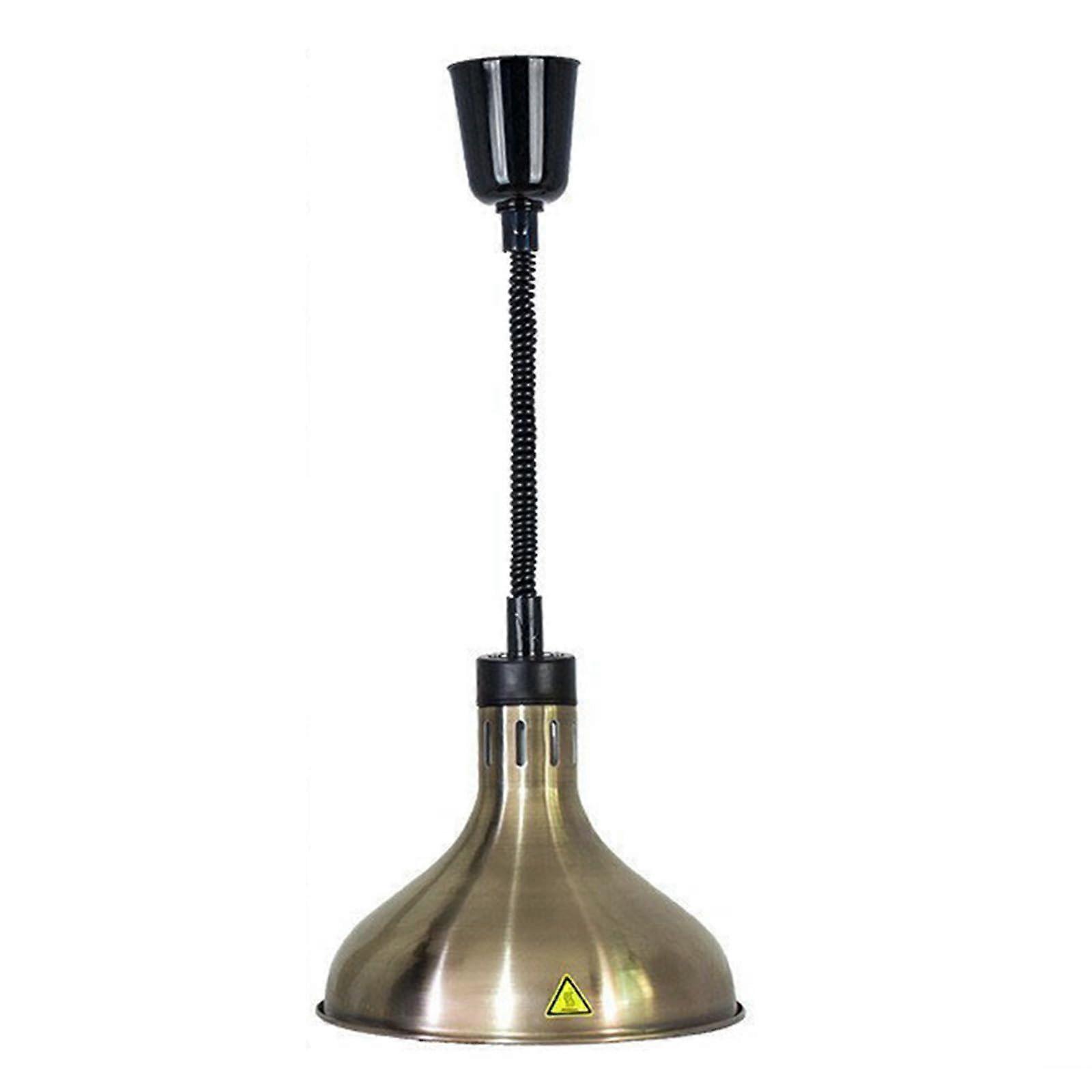 Heat lamp for food, hanging, adjustable length 6–180 cm, for fries, vegetables, soup (B).
