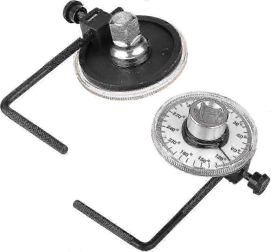 1/2 Inch Torque Angle Gauge, 1-360 Angle Range Torque Angle Wrench Tool2pcs