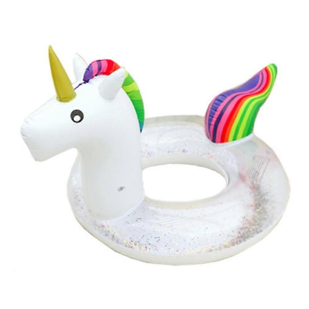 Unicorn Swimming Ring Inflatable Pool Float for Beach, Pool Party, Summer Fun, Lounge Raft for Adults and Kids (90)