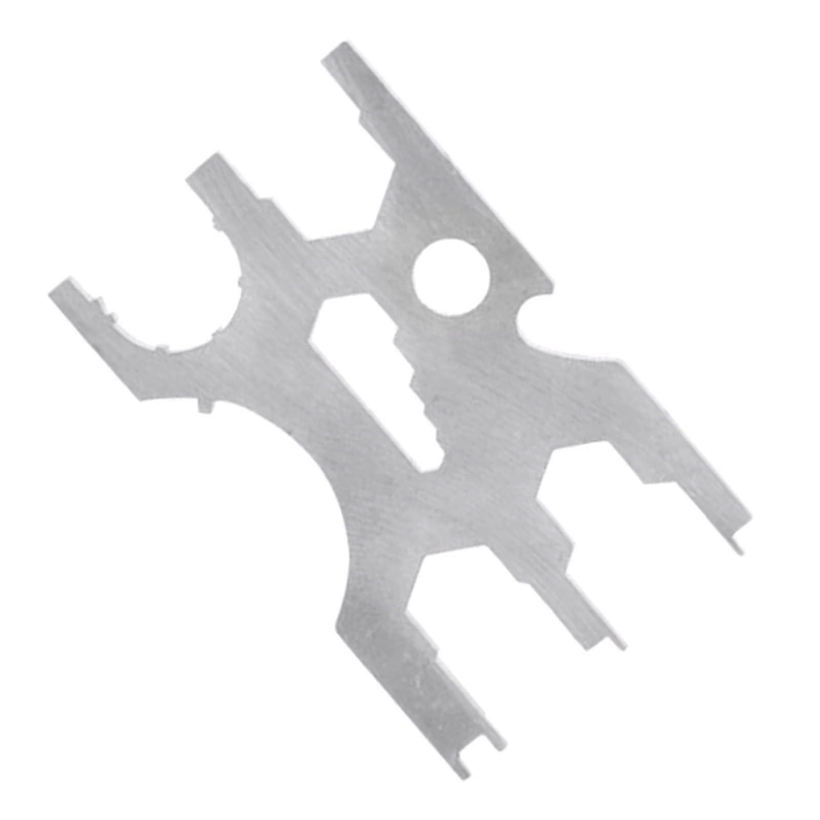 Stainless Steel Scuba Diving Multitool Credit Card Regulator Repair Tool For Divers Card-Sized Compatible With Most Regulators