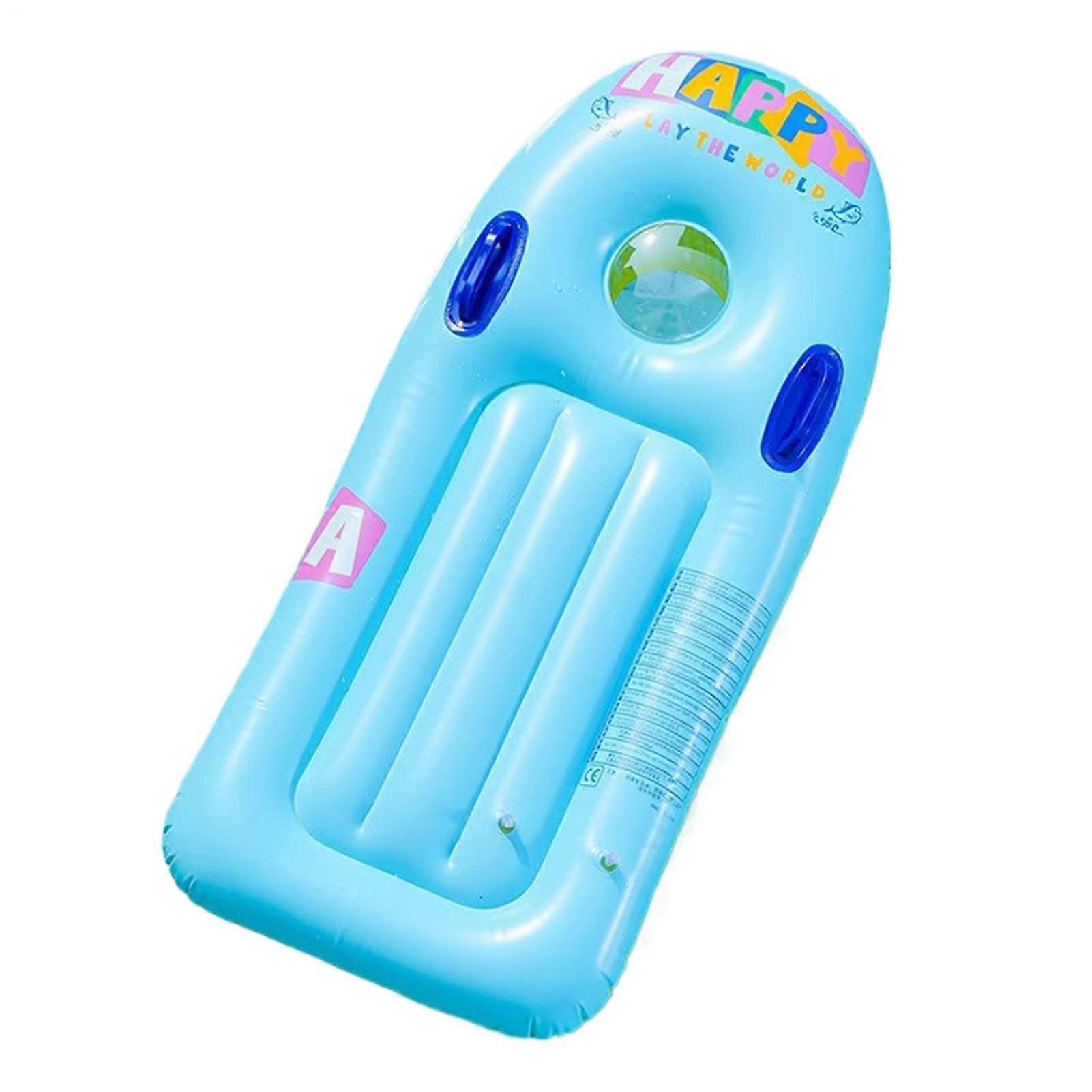 Bodyboard Inflatable Pool Float Blow Up Body Board Fun Raft Lounger Pad and Floatie Toy