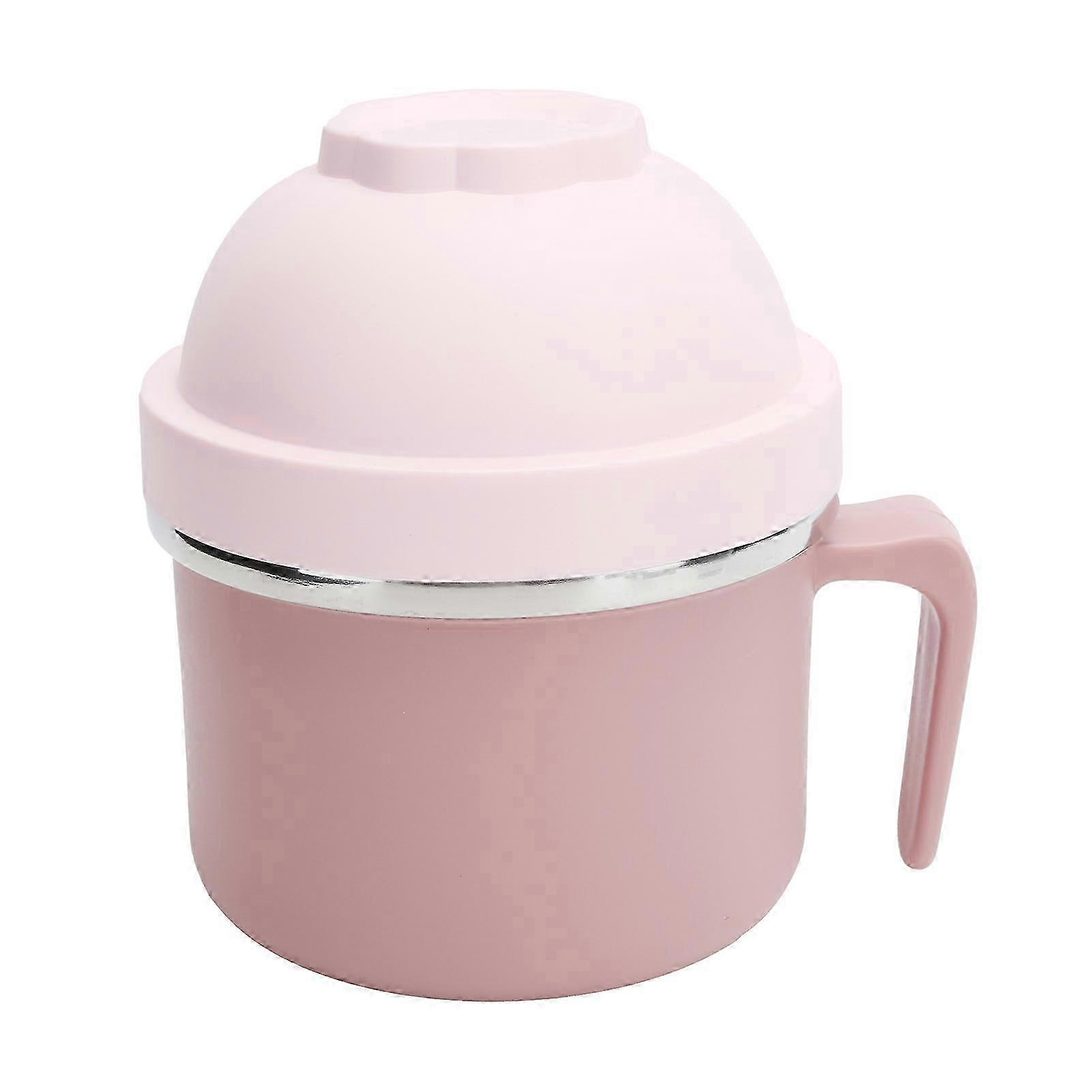 Portable Double Layer Insulated Lunch Box Container for Food and Noodles - 304 Stainless Steel Design for Freshness on the Go