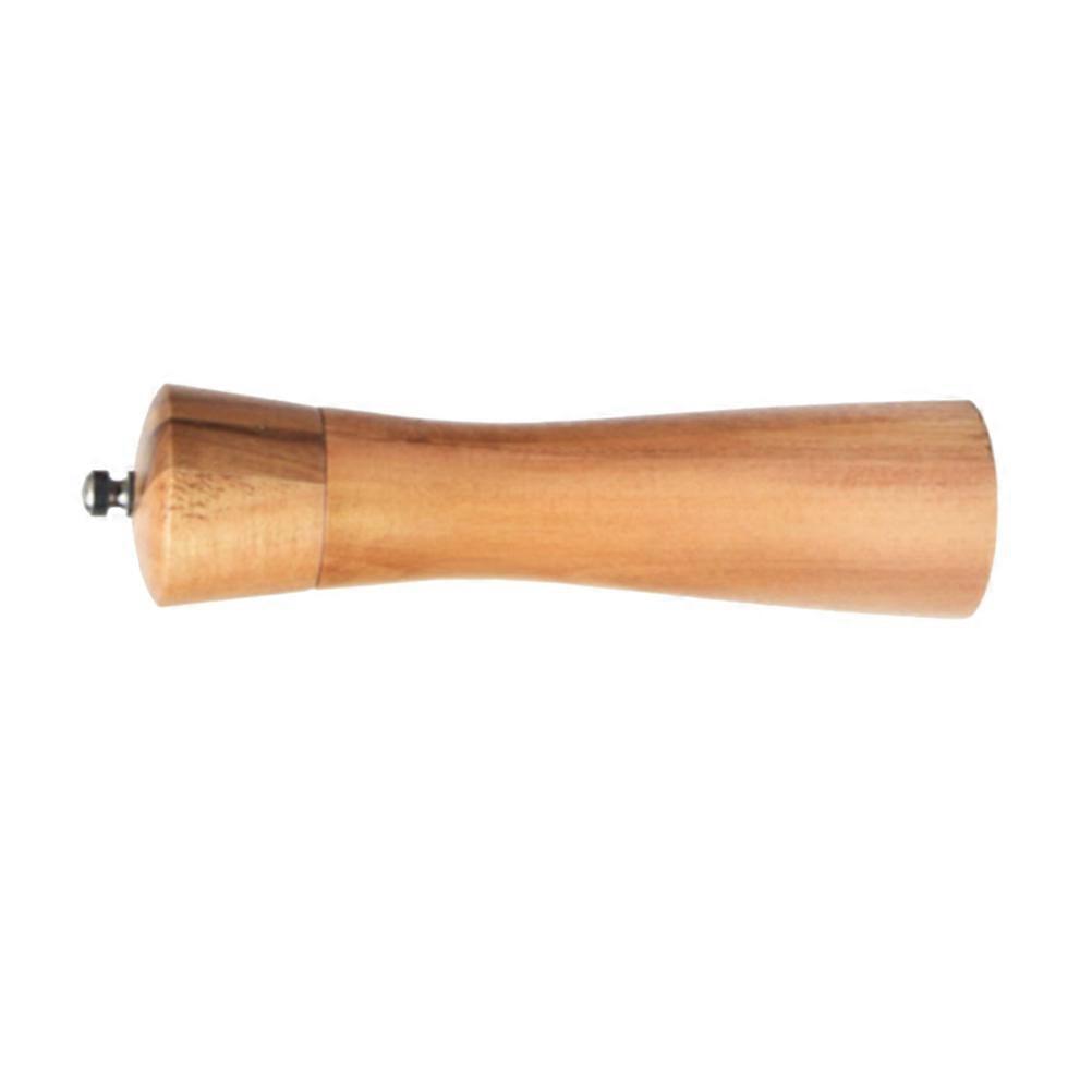 Salt Grinder Elegant Wood Manual Operation Seasoning Tool 8 Inches Chocolate 1Pc