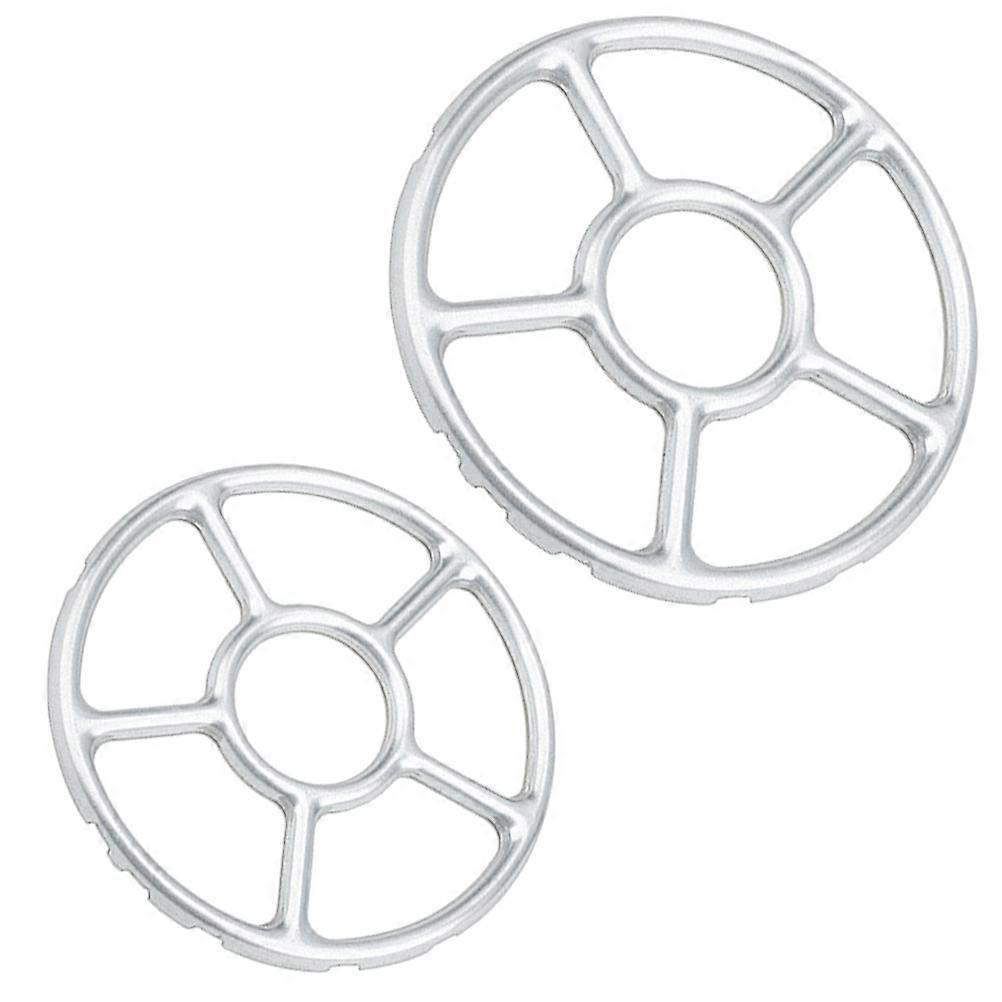 Gas Stove Pot Rack Brackets for Home Use Made of Galvanized Plate Silver 2 Pcs