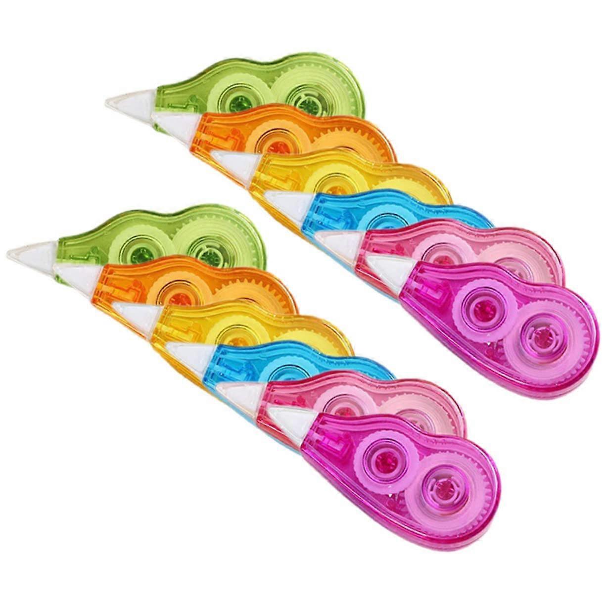 Correction Tape Pack Of 12 - Daily White-Out Tape For School Use, PP Material, Magnetic Tape