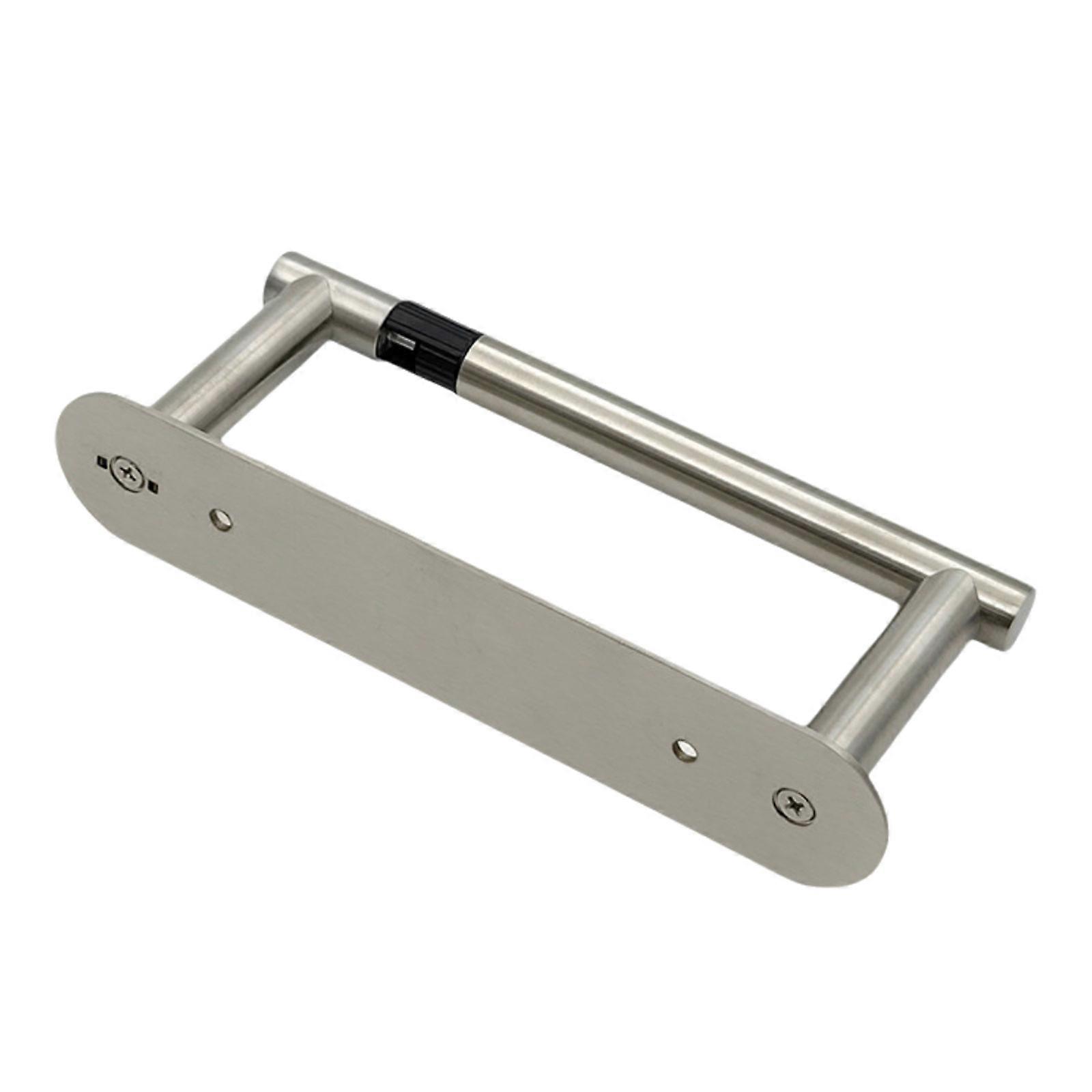 Rustfritt stål Toalettpapirholder Ingen Borevev Rulleholder Veggmontert Vevsstativ Baderomstilbehør Sølv