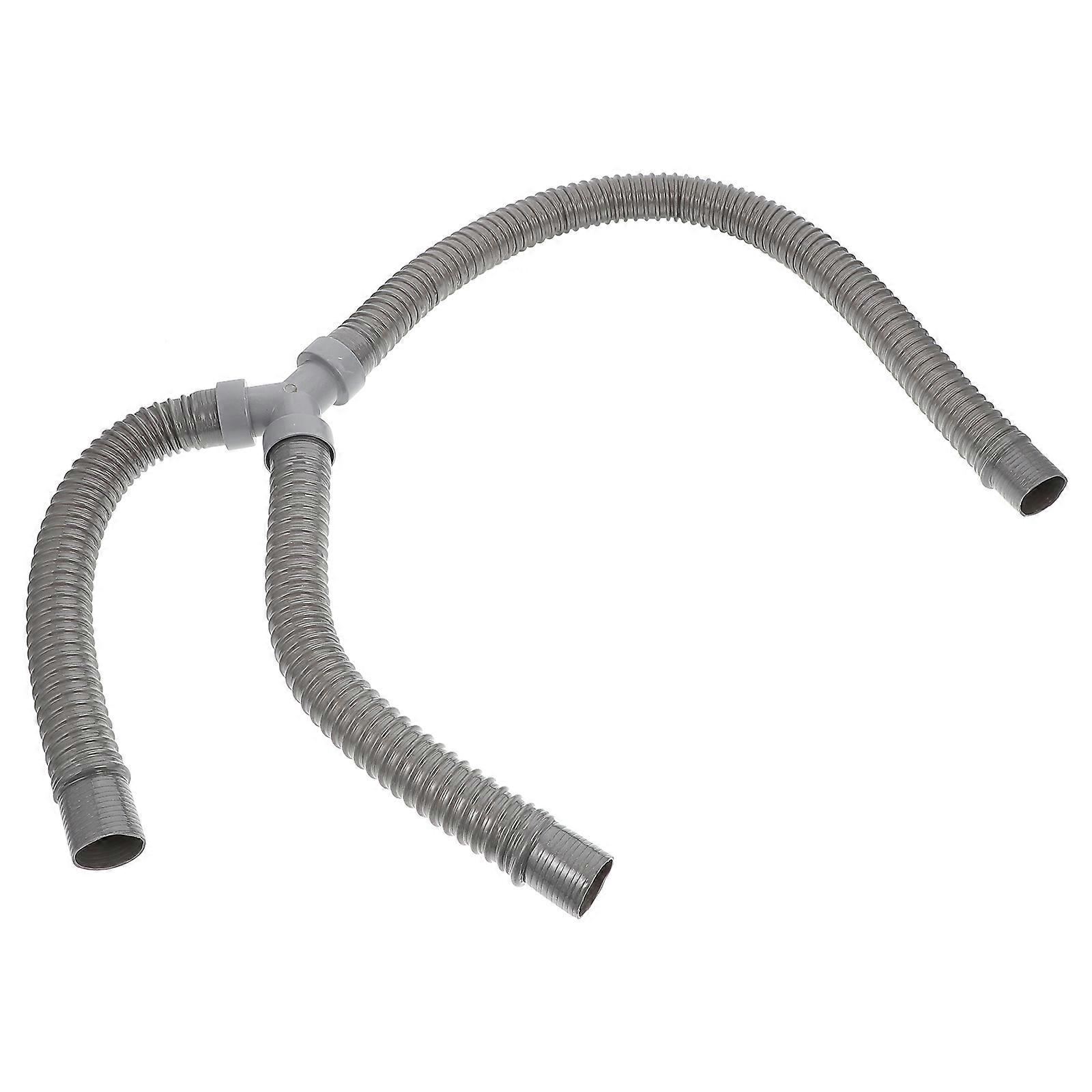 Basin Drain Pipe Kitchen Pipe 3-Way Connection 110X69X3CM For Bathroom Installation Homeowners