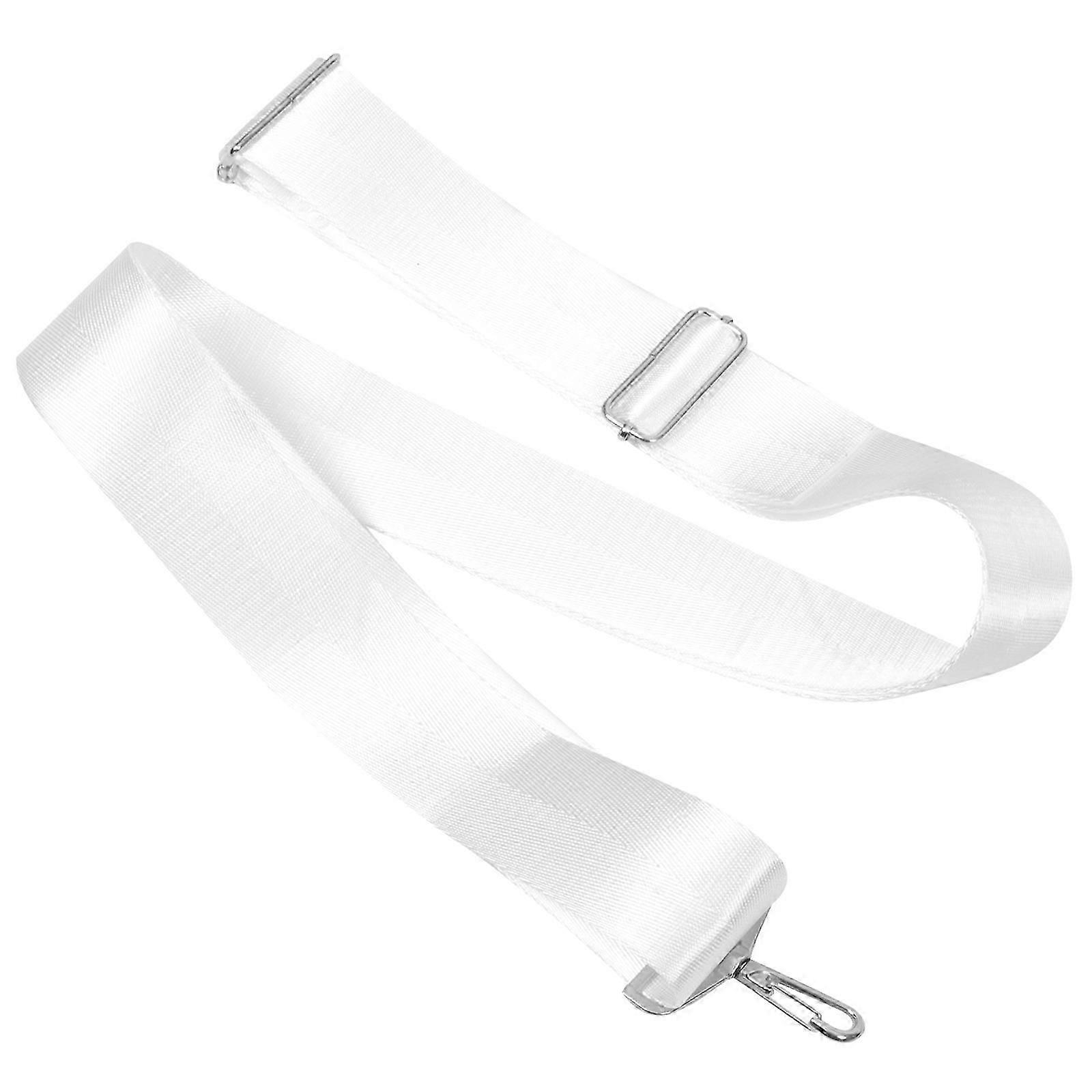 Height Tennis Net Strap Portable Tennis Net Centers Strap Adjustable Boundary Standard Competition Type White 106.00X5.00X0.20CM Nylon 1Pcs