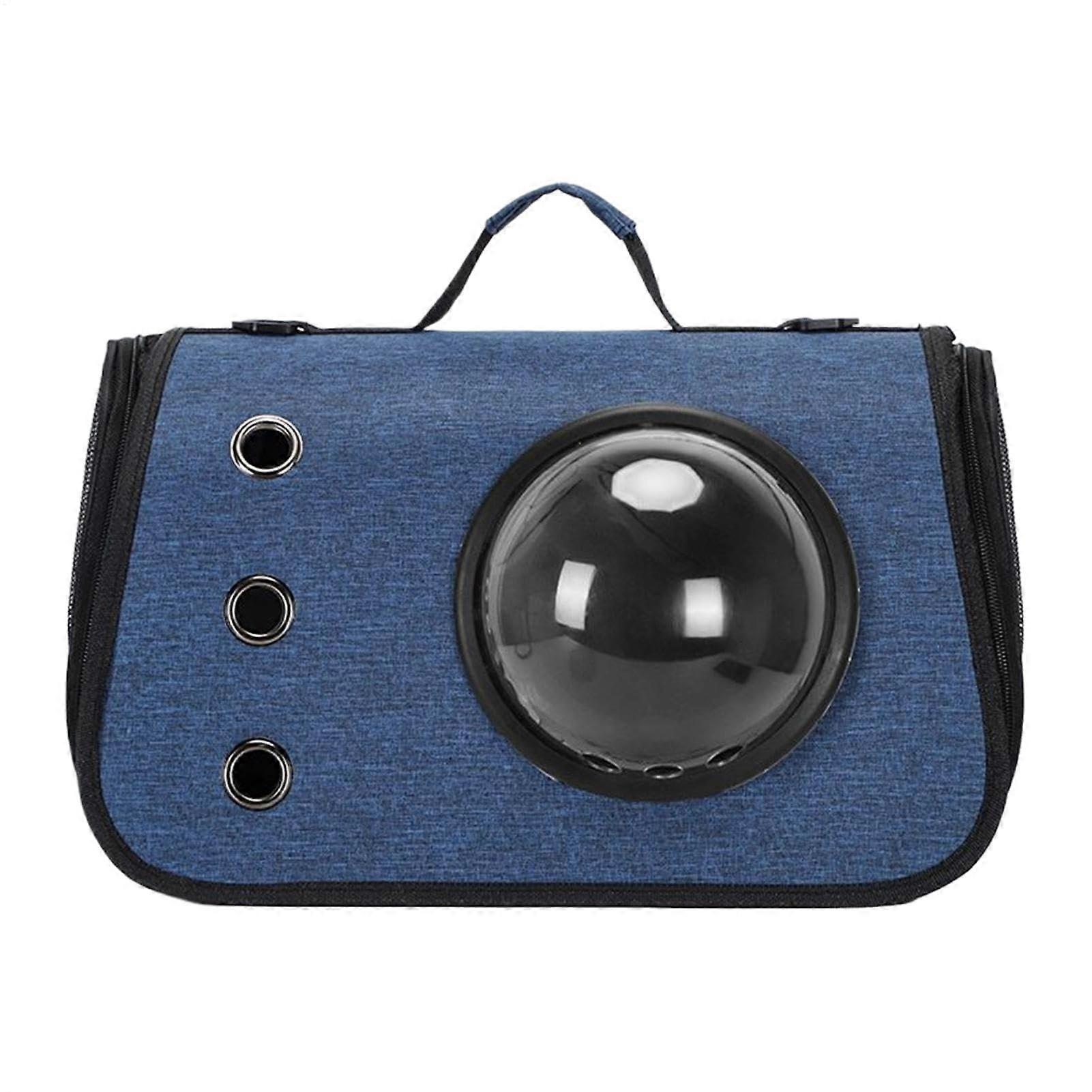 Cat Carrier, Breathable Foldable Portable Pet Carrier Bag for Small to Medium Cats and Dogs, Blue