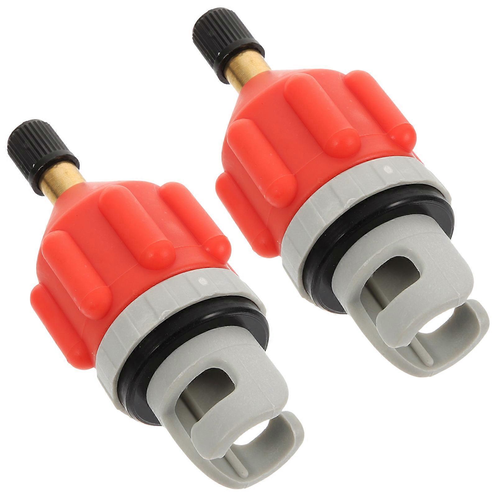 Boat Pump Nozzle Adapter For Water Sports 2Pcs Quick Inflation Portable And Convenient Design