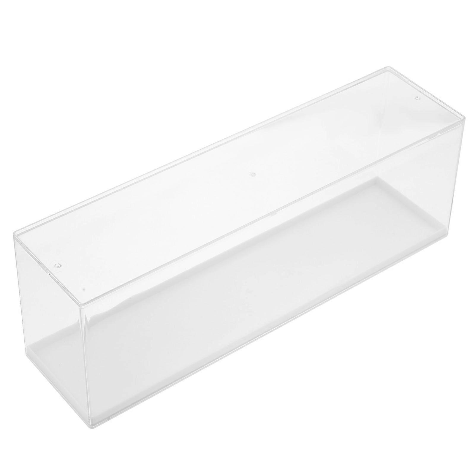 Clear Display Case For Miniatures Dust-Proof Storage For Hobbyists 1Pcs