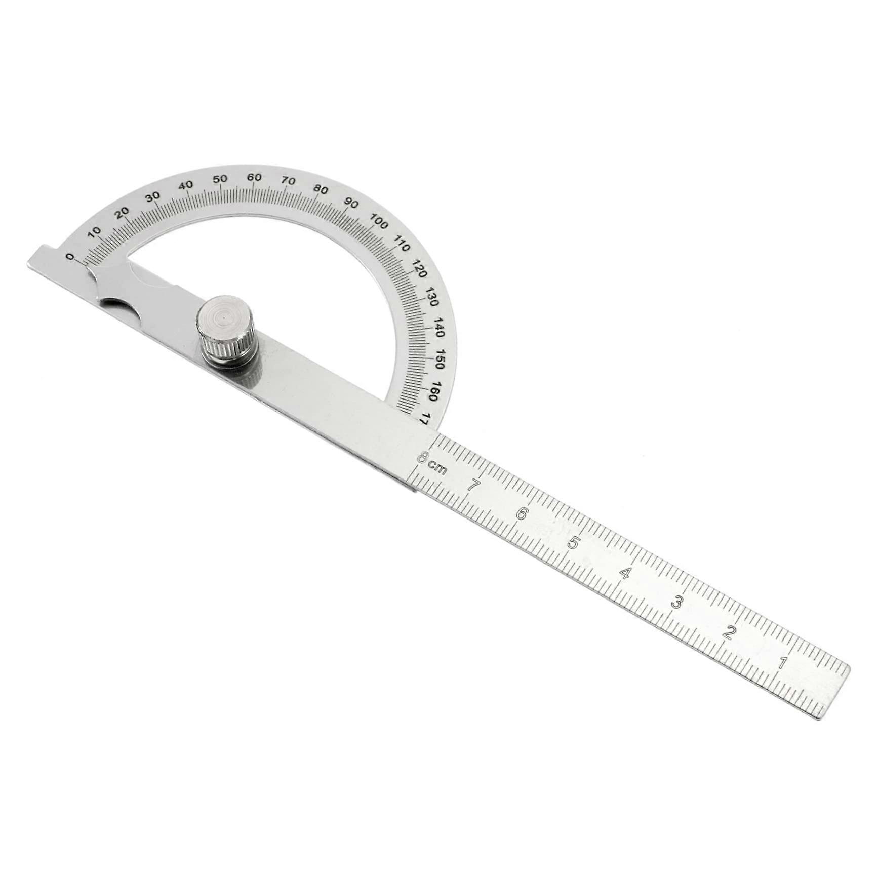 Angle Gauge with Two Arms Precise Protractor Multifunctional Angle Measuring Tool for School Office and DIY Durable and ScratchResistant