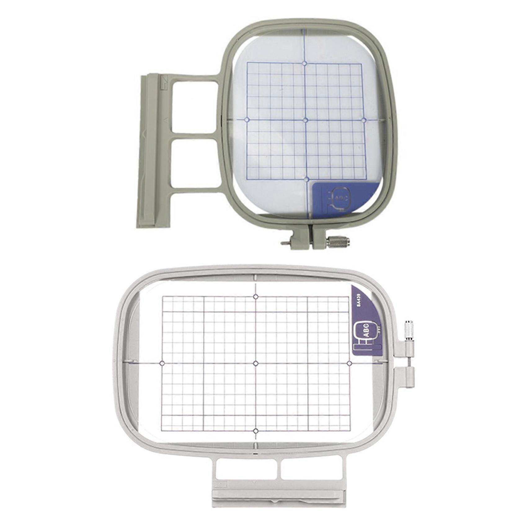 2 Pcs Hoop for Embroidery Machine Duetta 4500D 4750D 6000D 6700D -Is 2500D 1500D, SA438 & SA439