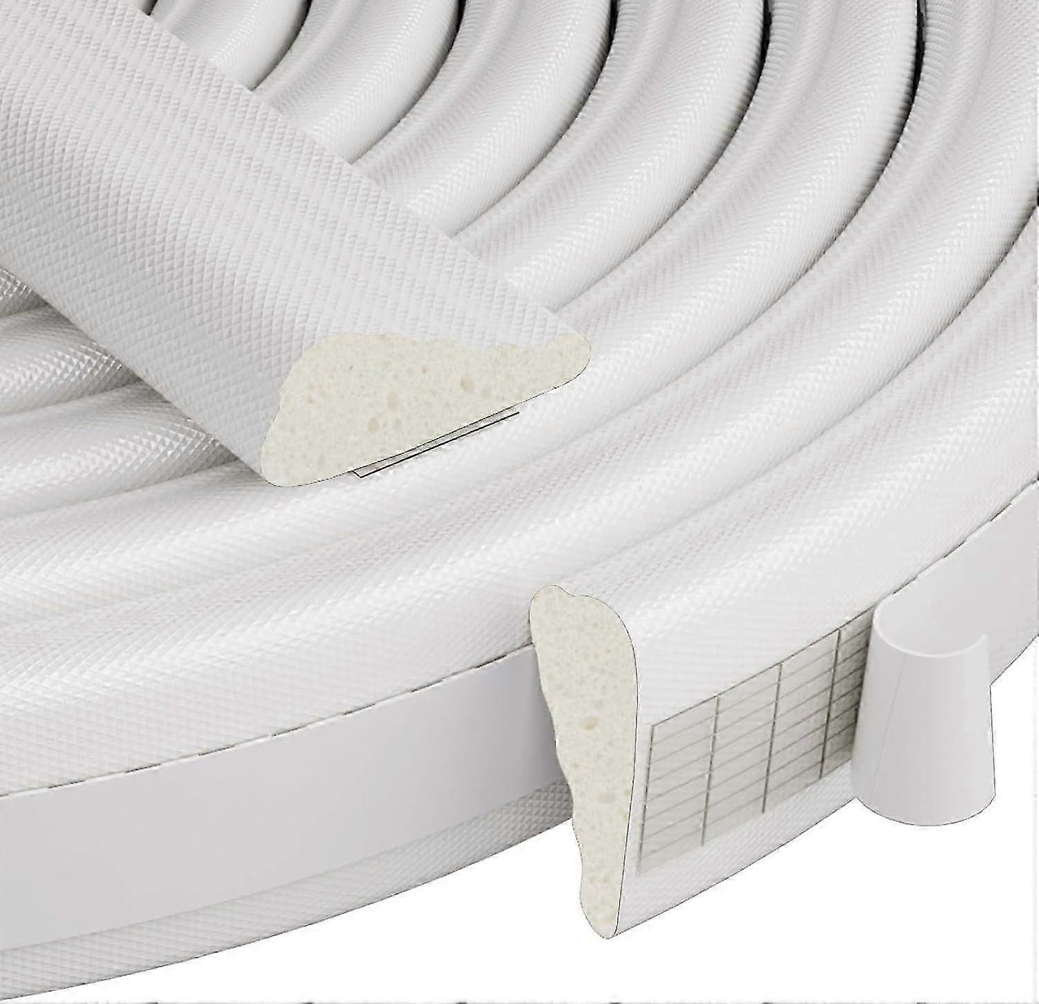 2-Piece Self-Adhesive Weather Stripping Seal - 196 Foam Insulation & Noise Draft Blocker Tape for Doors & Anti-Collision Protection