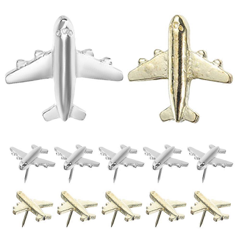 Decorative Metal Push Pin 12Pcs Assorted Color for Home Stylish Bulletin Board