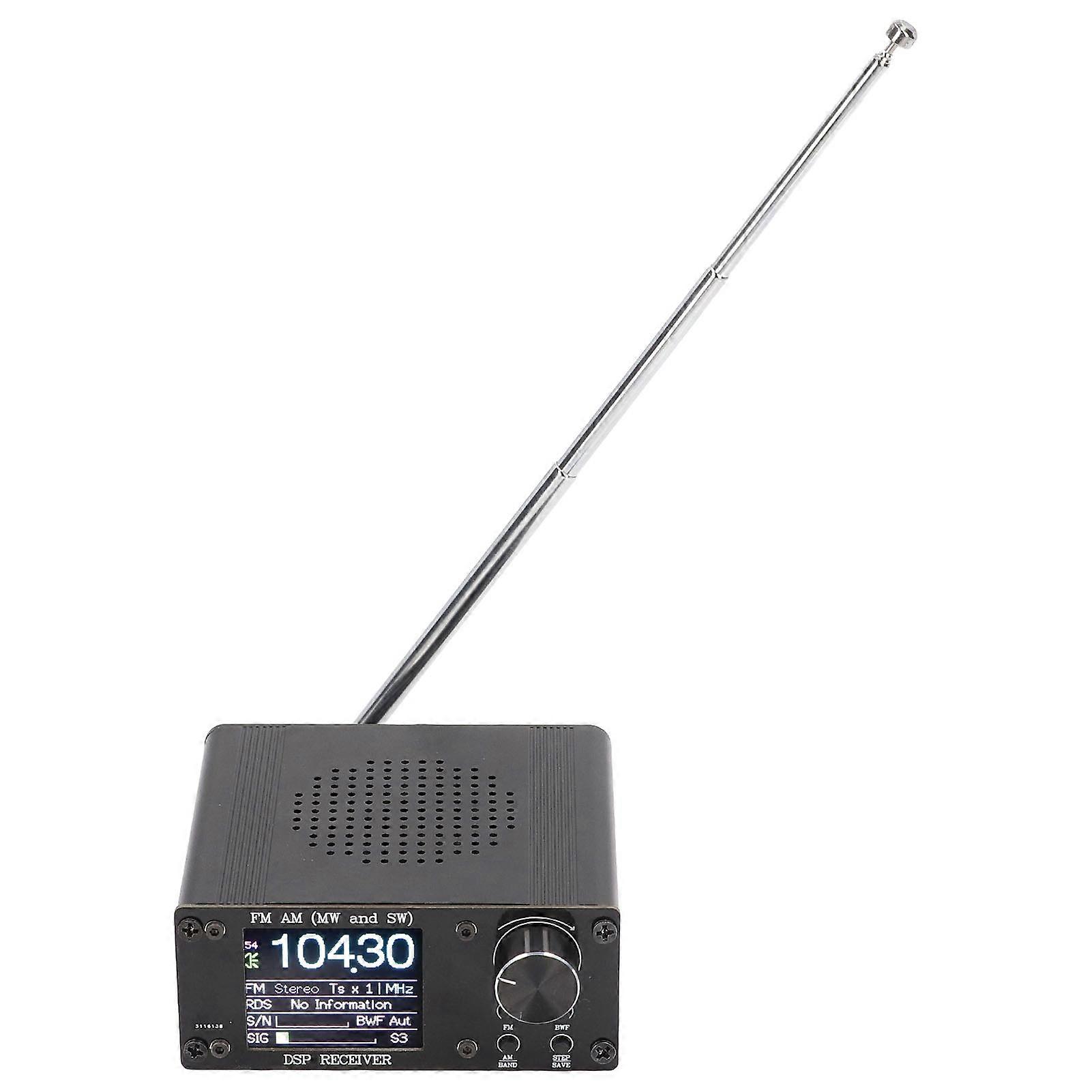 FM AM Receiver 150K to 108MHz High Accuracy Portable Shortwave Receiver with Battery